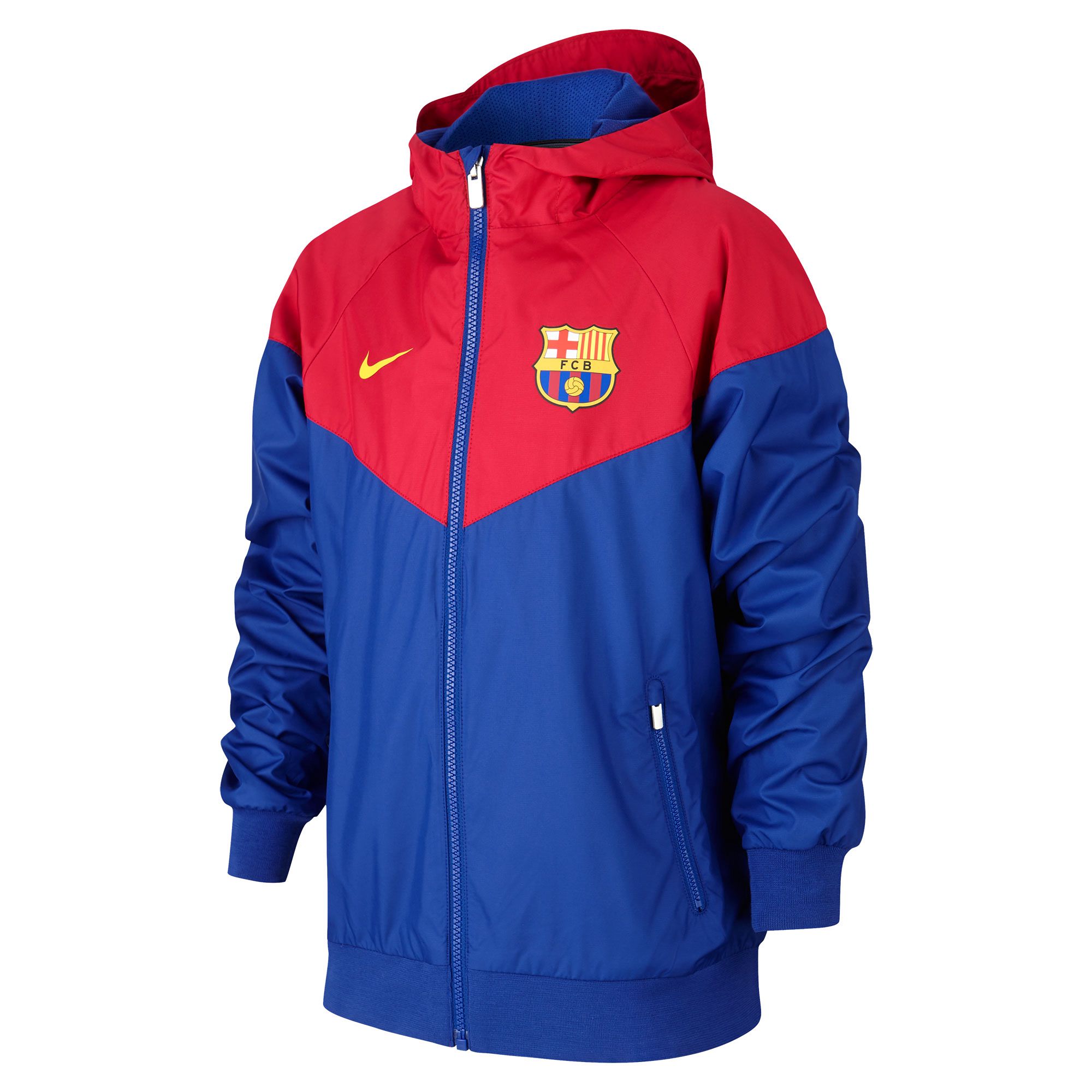 Cortavientos FC Barcelona 2018/2019 Junior Azul - Fútbol Factory