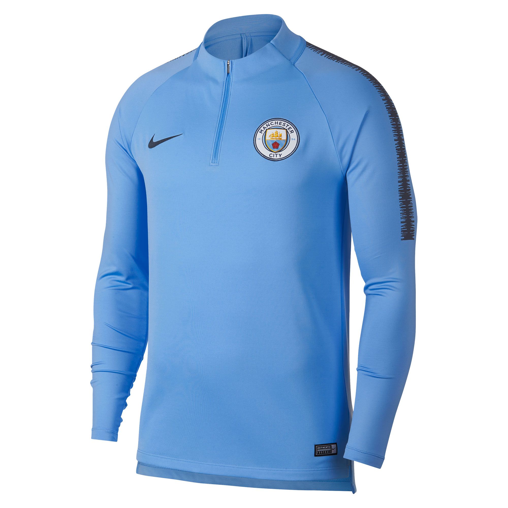 Sudadera Training Manchester City Dri-FIT Squad Drill 2018/2019 Azul - Fútbol Factory