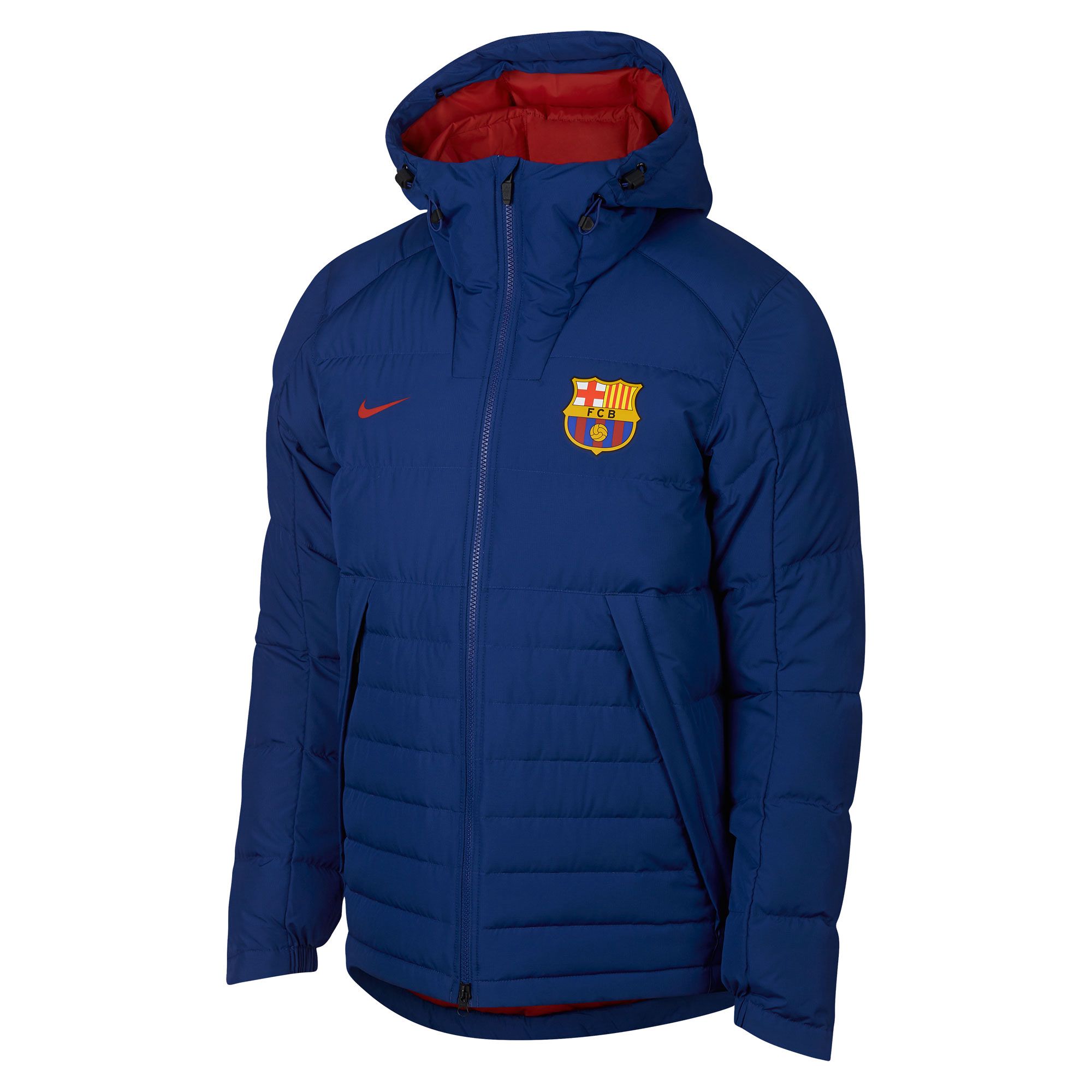 Abrigo FC Barcelona 2018/2019 Azul - Fútbol Factory