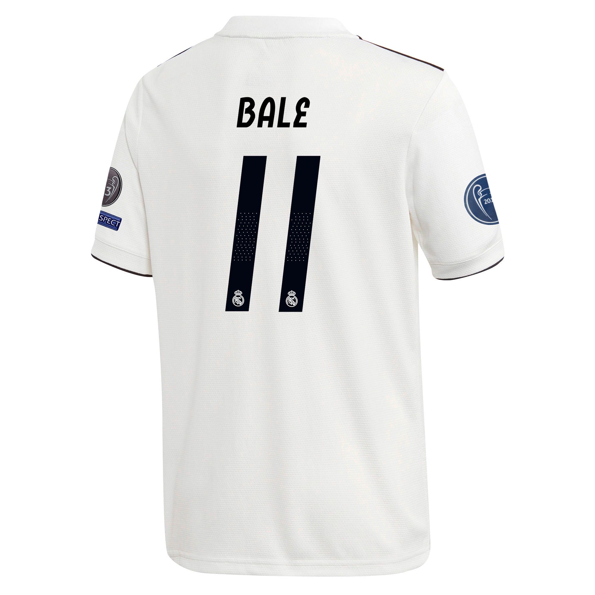 Camiseta 1ª Real Madrid 2018/2019 Bale Junior UCL - Fútbol Factory