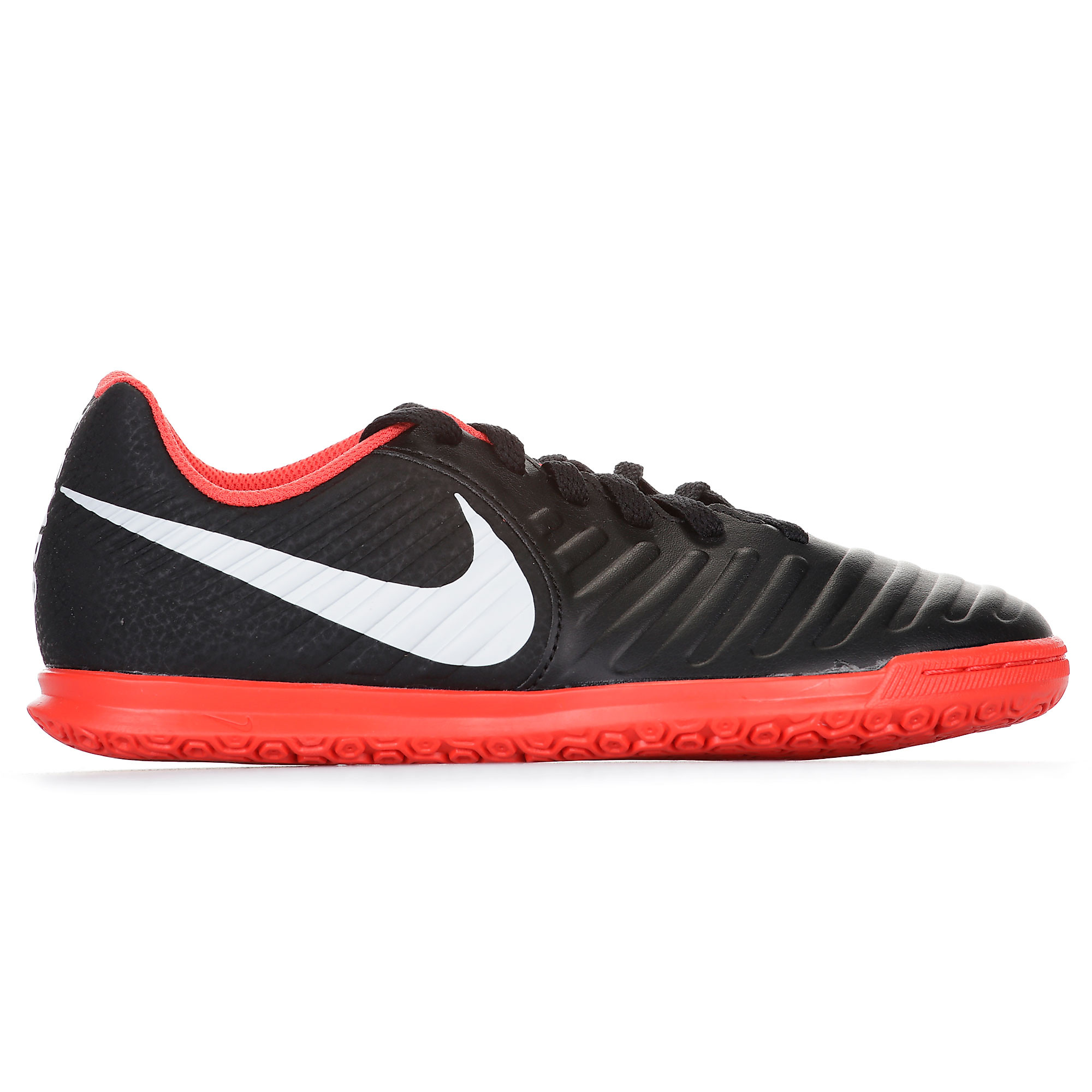 Zapatillas de Fútbol Sala Tiempo LegendX VII Club IC Junior Negro Rojo - Fútbol Factory