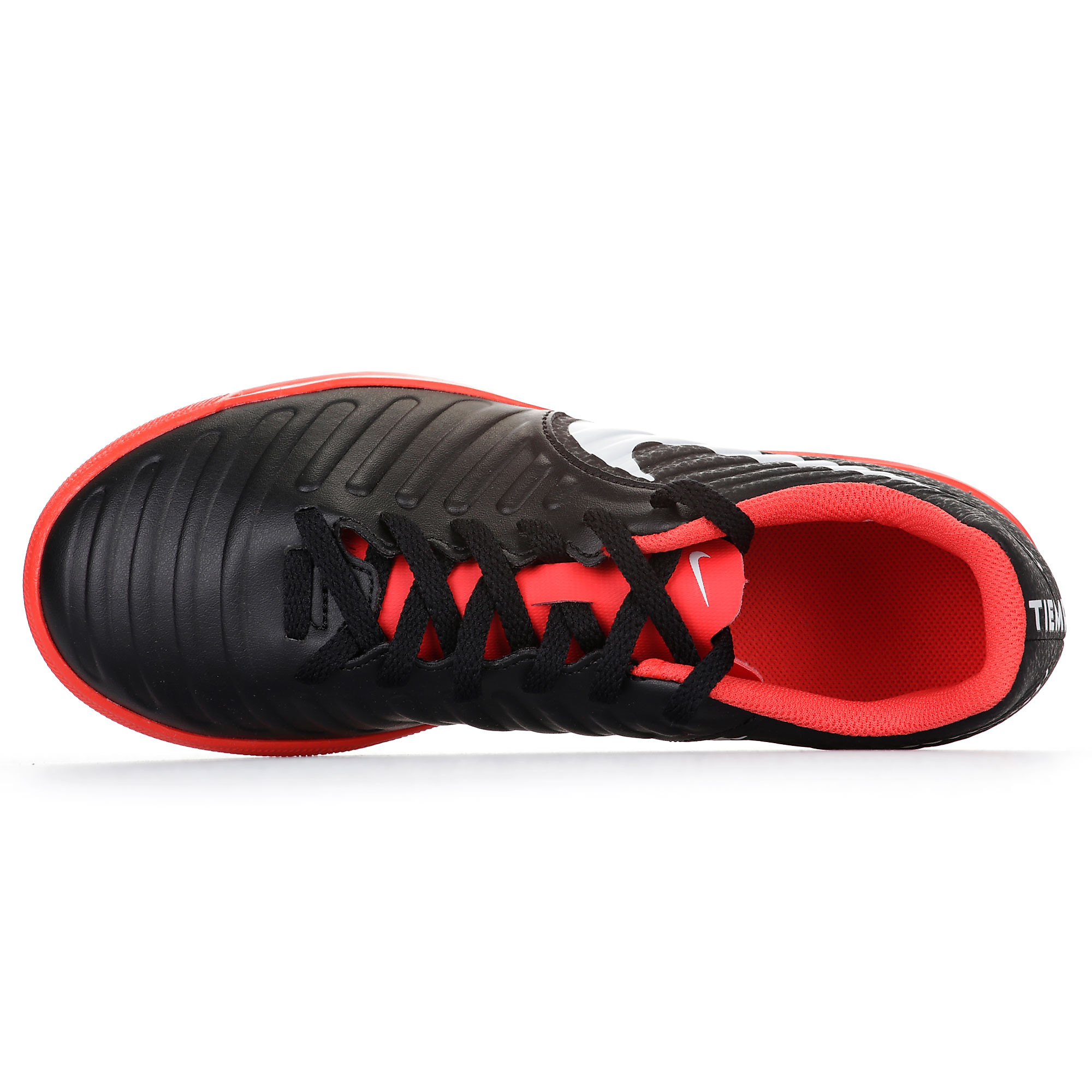 Zapatillas de Fútbol Sala Tiempo LegendX VII Club IC Junior Negro Rojo - Fútbol Factory