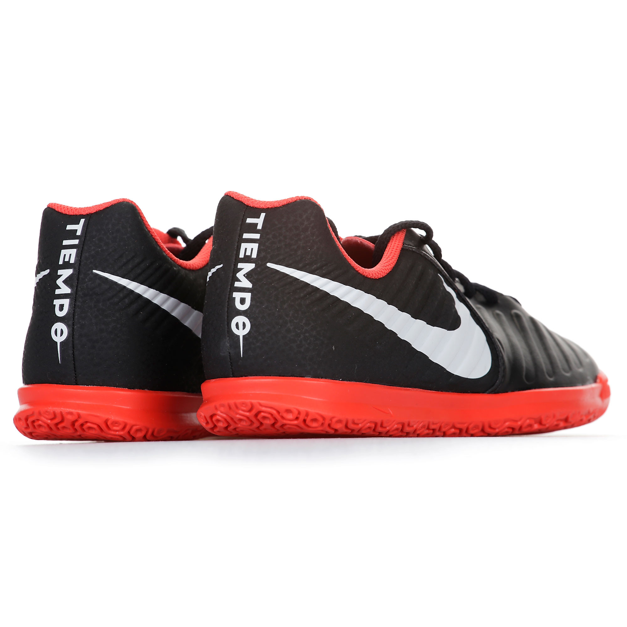 Zapatillas de Fútbol Sala Tiempo LegendX VII Club IC Junior Negro Rojo - Fútbol Factory