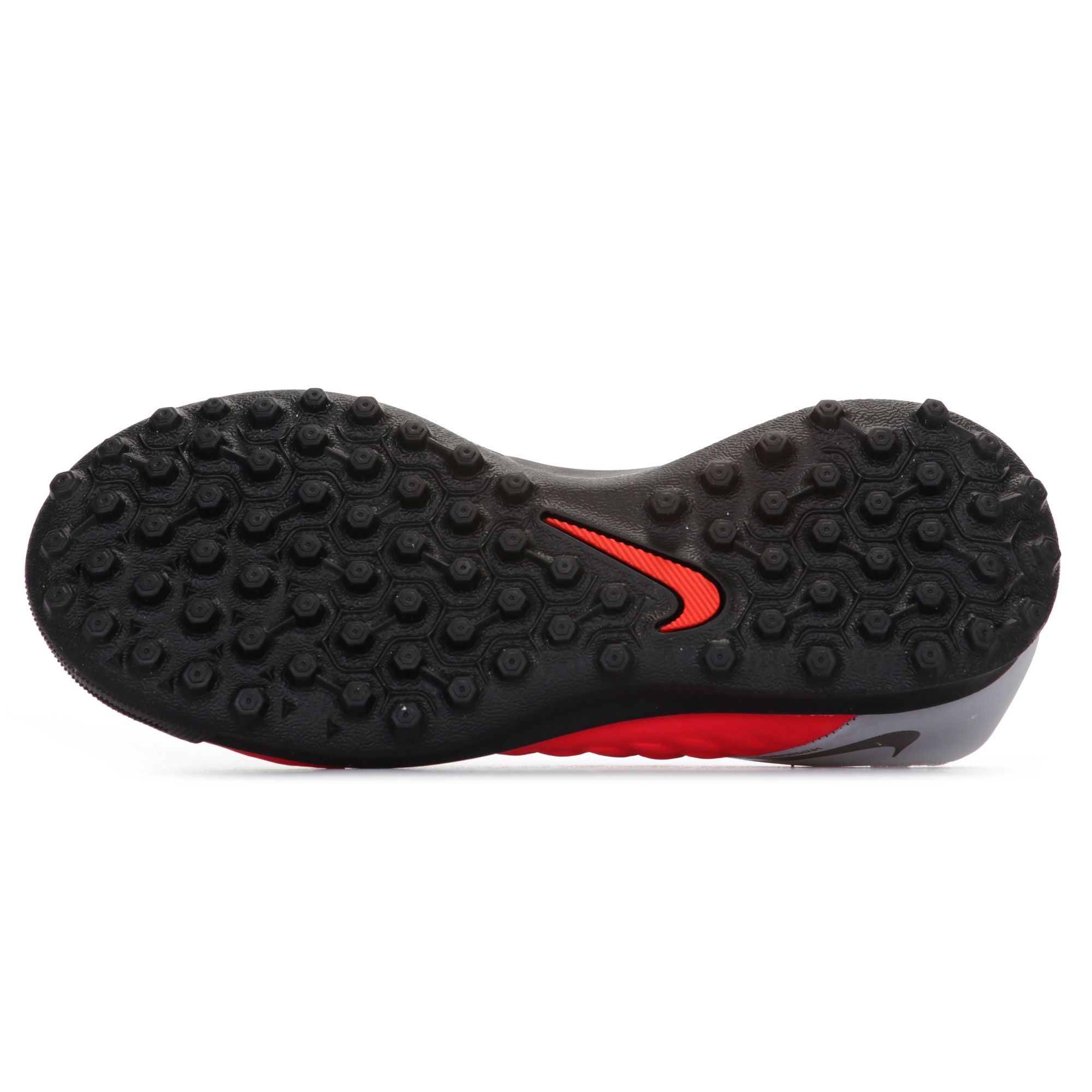 Botas de fútbol Hypervenom PhantomX III Club Multitaco Infantil Gris Rojo - Fútbol Factory