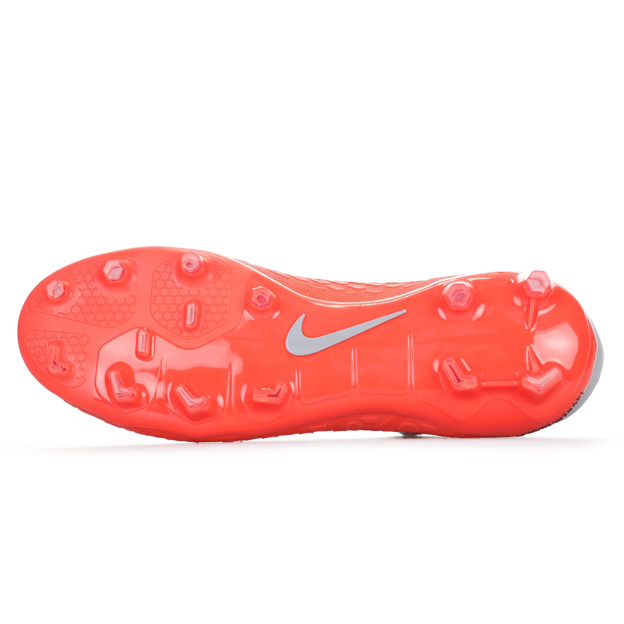 Botas de Fútbol Hypervenom Phantom III Elite DFC FG Junior Gris Rojo - Fútbol Factory