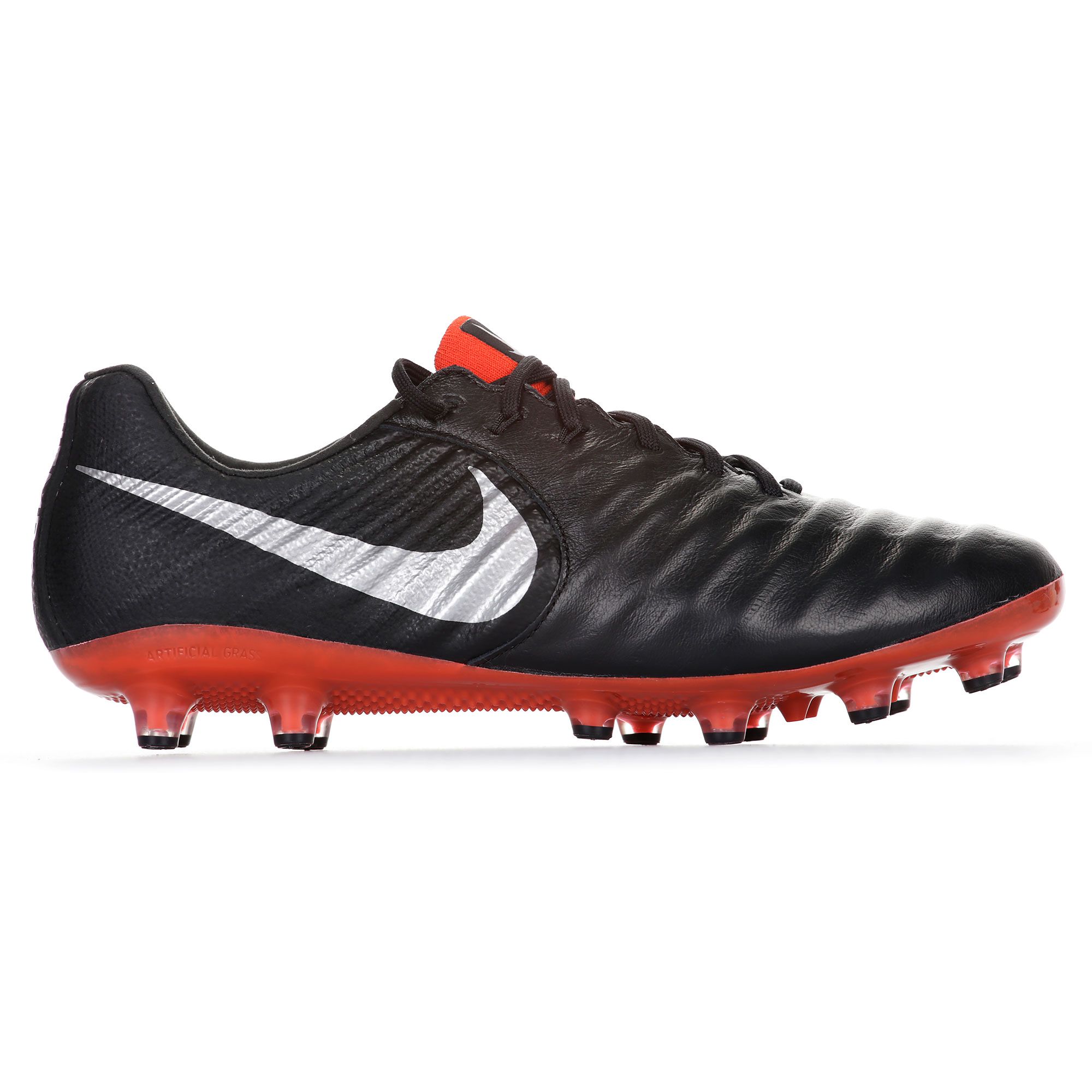 Botas de fútbol de la línea Tiempo Legend VII Elite AG-Pro Negro Rojo - Fútbol Factory