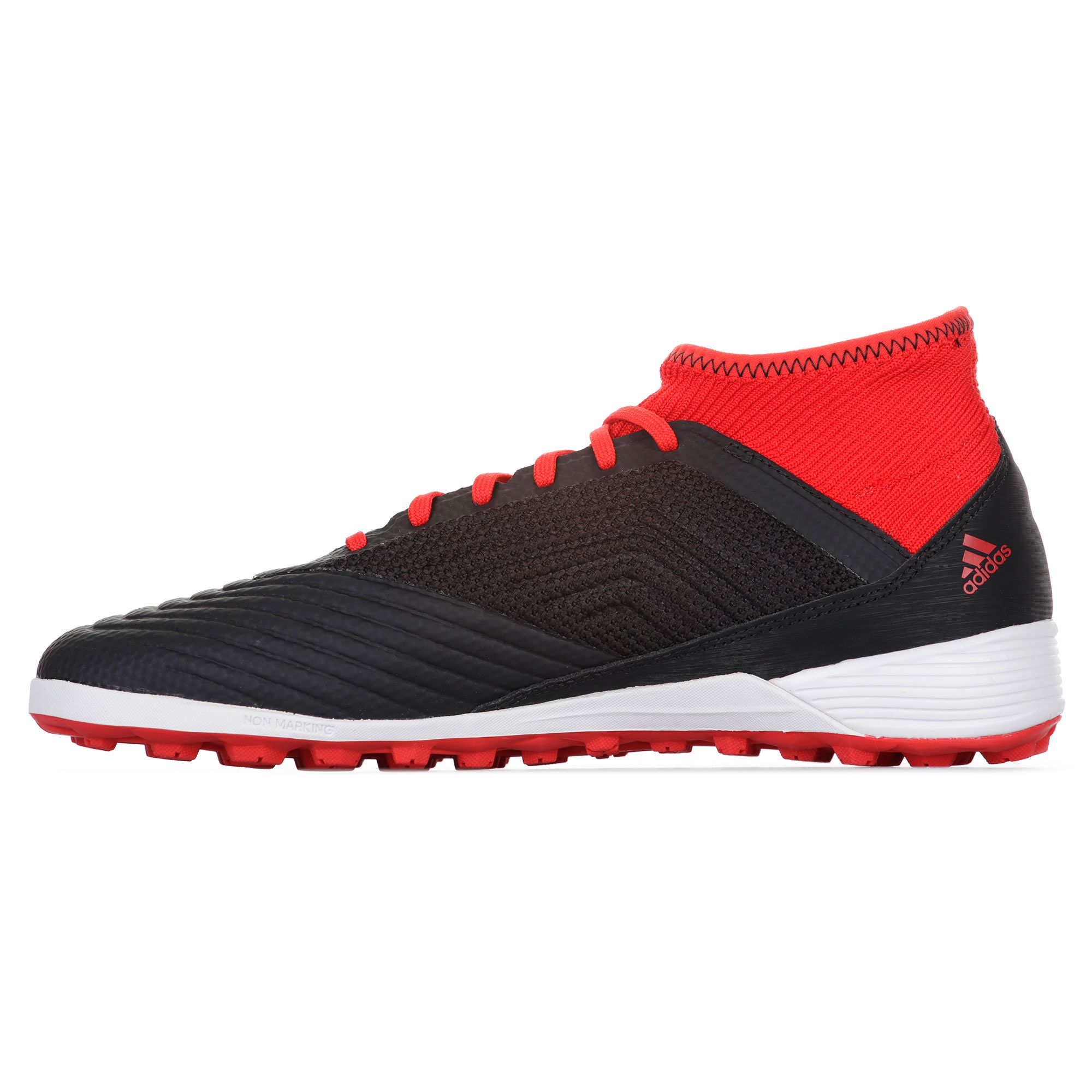 Botas de Fútbol Predator Tango 18.3 Multitaco Negro Rojo - Fútbol Factory