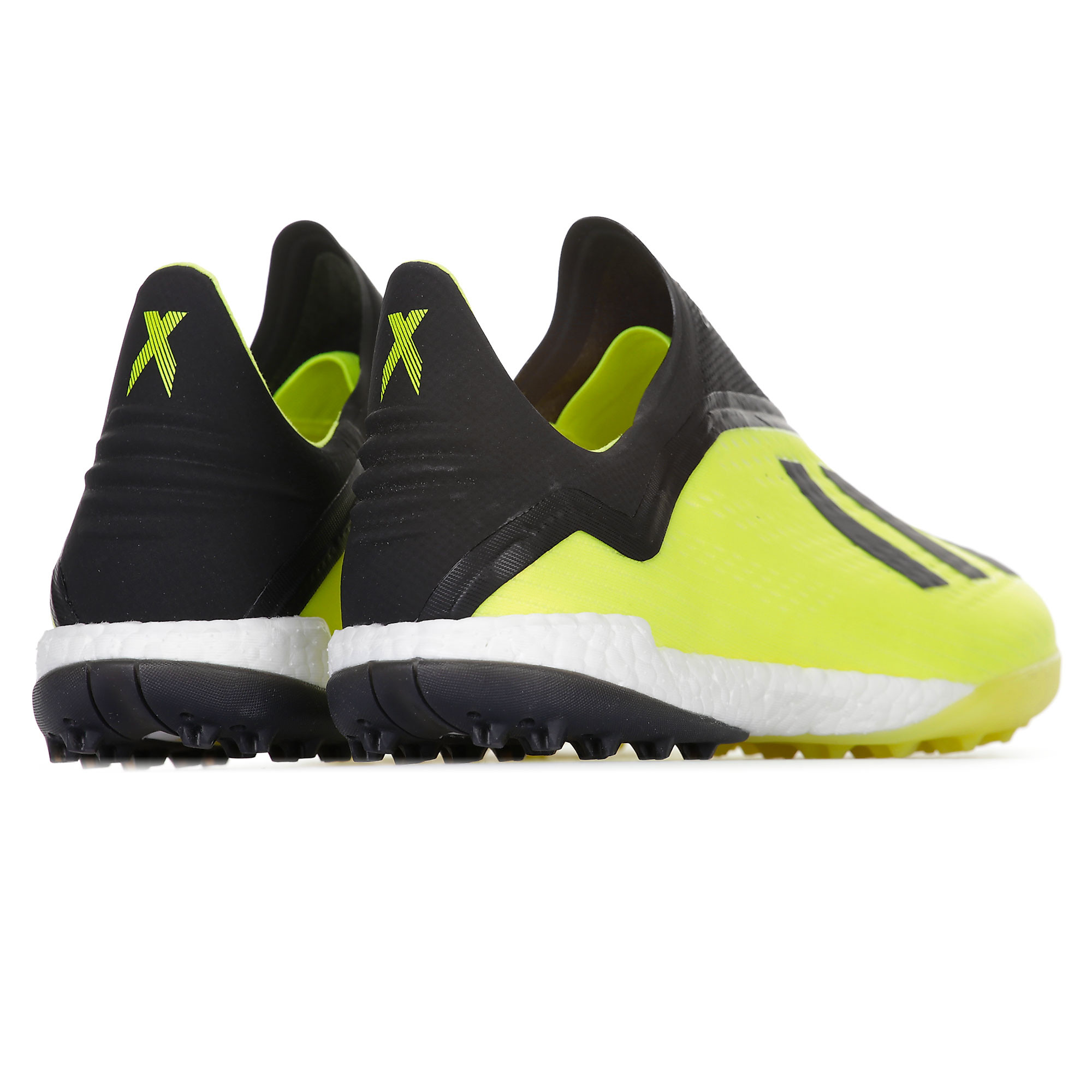 Botas de Fútbol X Tango 18+ Multitaco Amarillo Fluor - Fútbol Factory