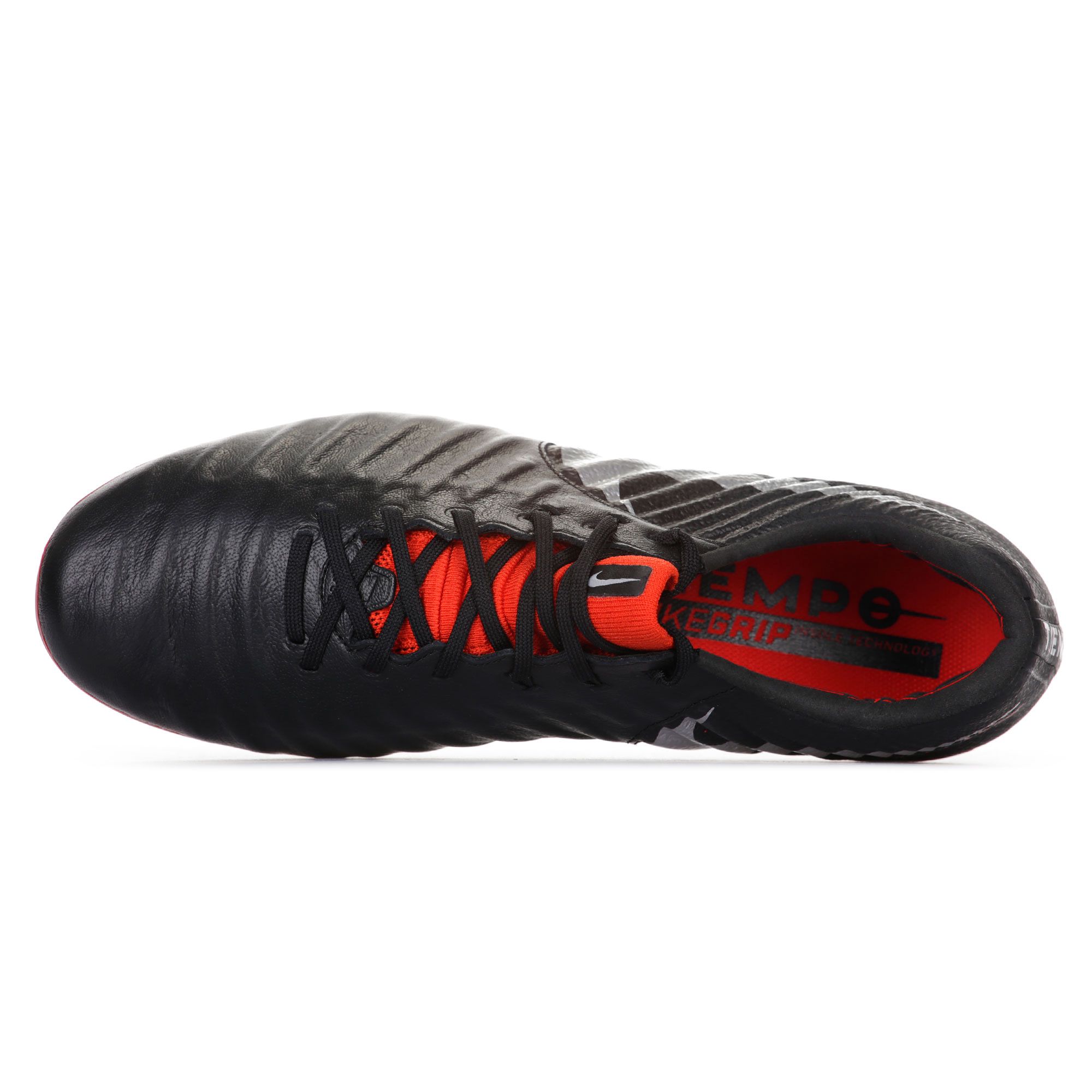 Botas de fútbol de la línea Tiempo Legend VII Elite FG Negro Rojo - Fútbol Factory