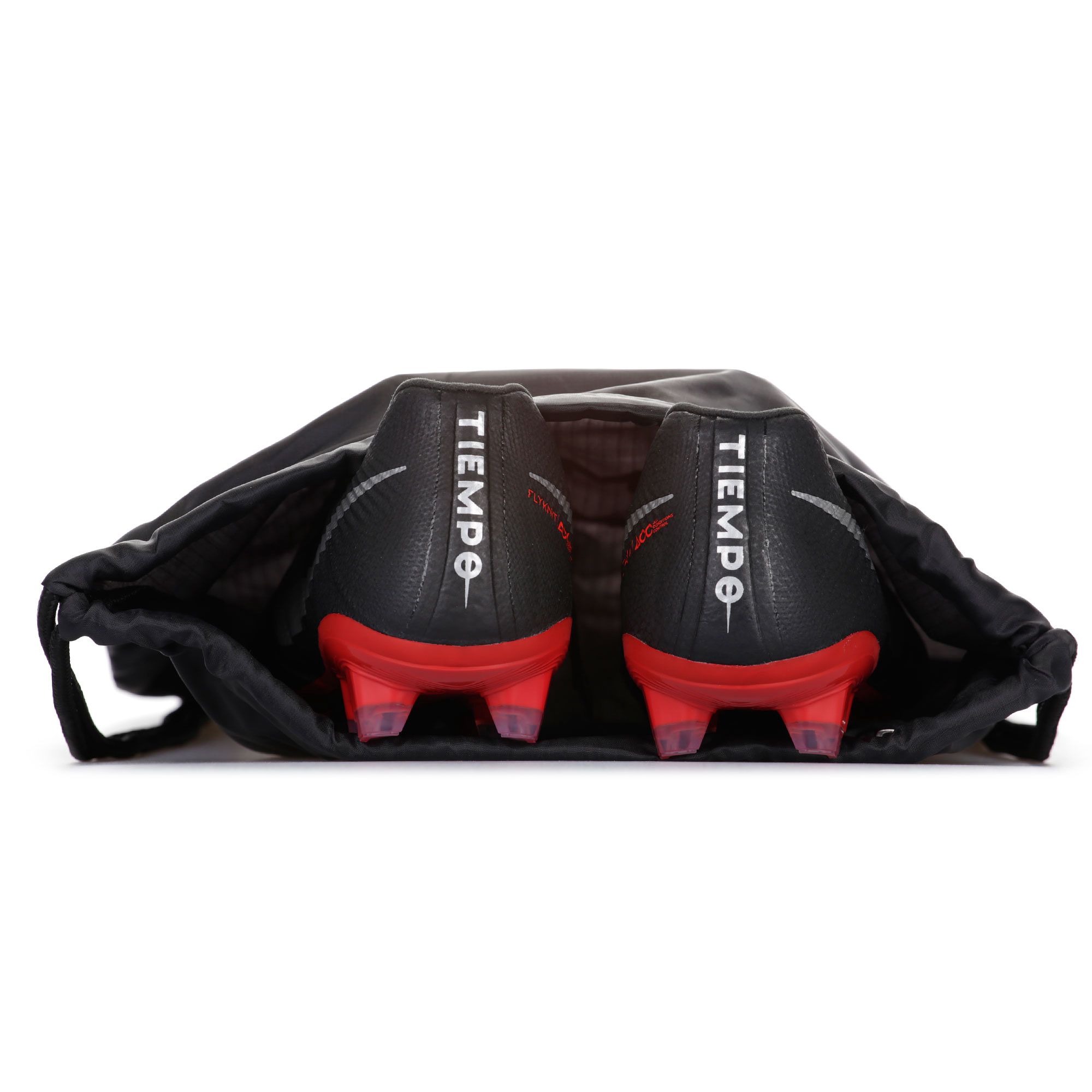 Botas de fútbol de la línea Tiempo Legend VII Elite FG Negro Rojo - Fútbol Factory