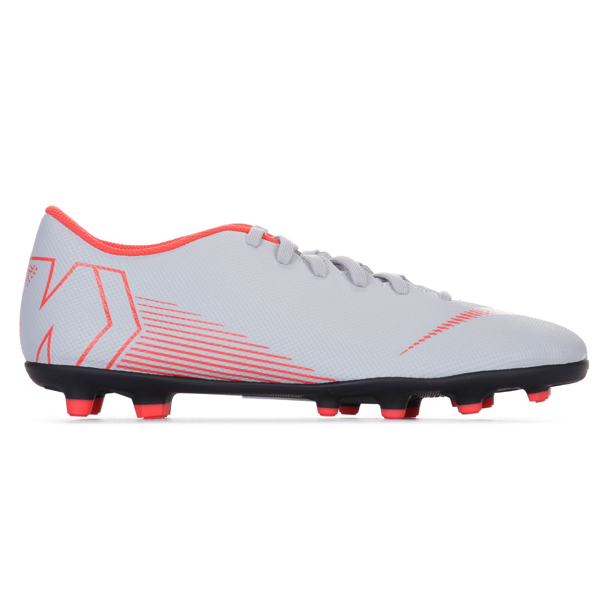 Botas de Fútbol Mercurial Vapor XII Club MG Gris - Fútbol Factory