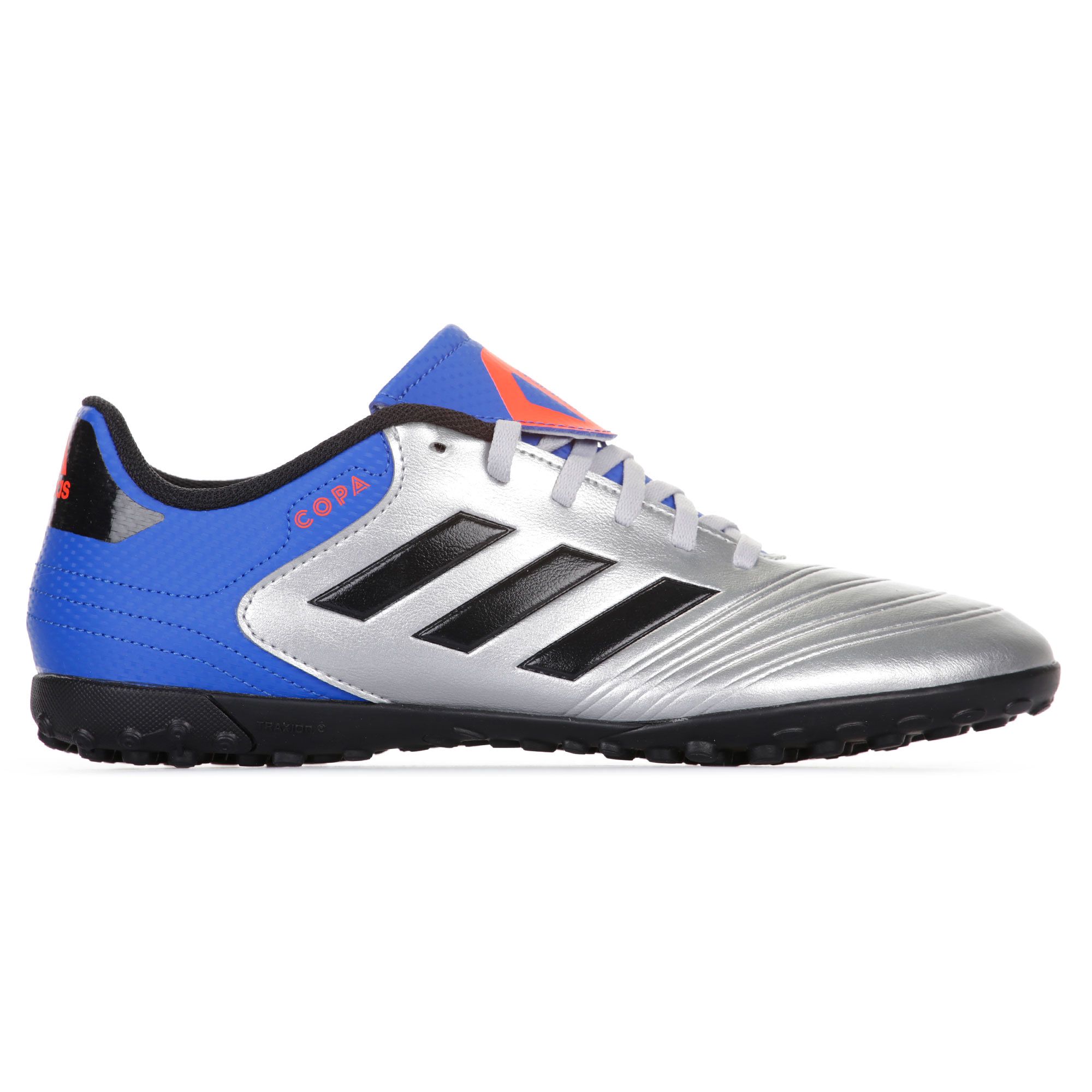 Botas de Fútbol Copa Tango 18.4 Multitaco Plata - Fútbol Factory