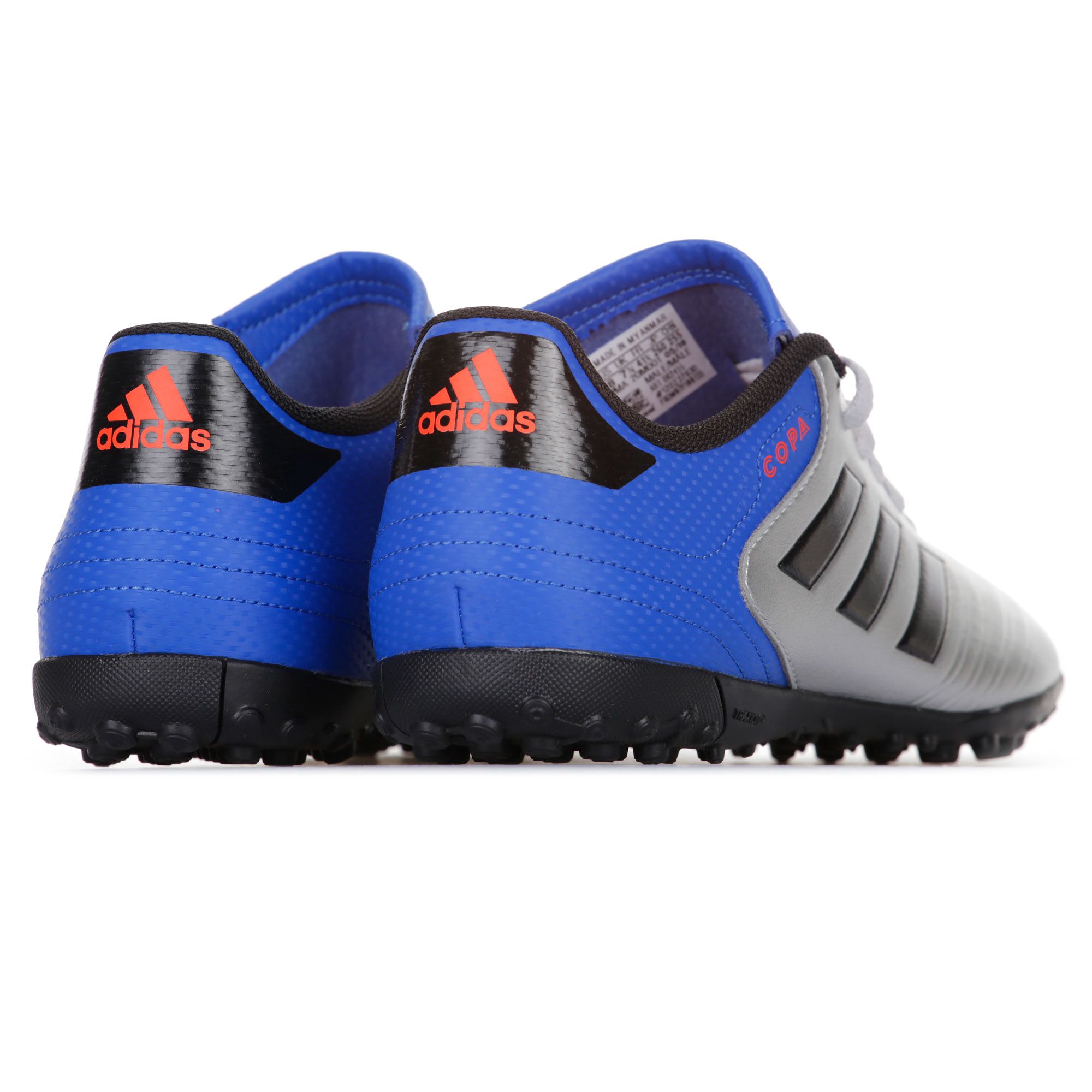 Botas de Fútbol Copa Tango 18.4 Multitaco Plata - Fútbol Factory