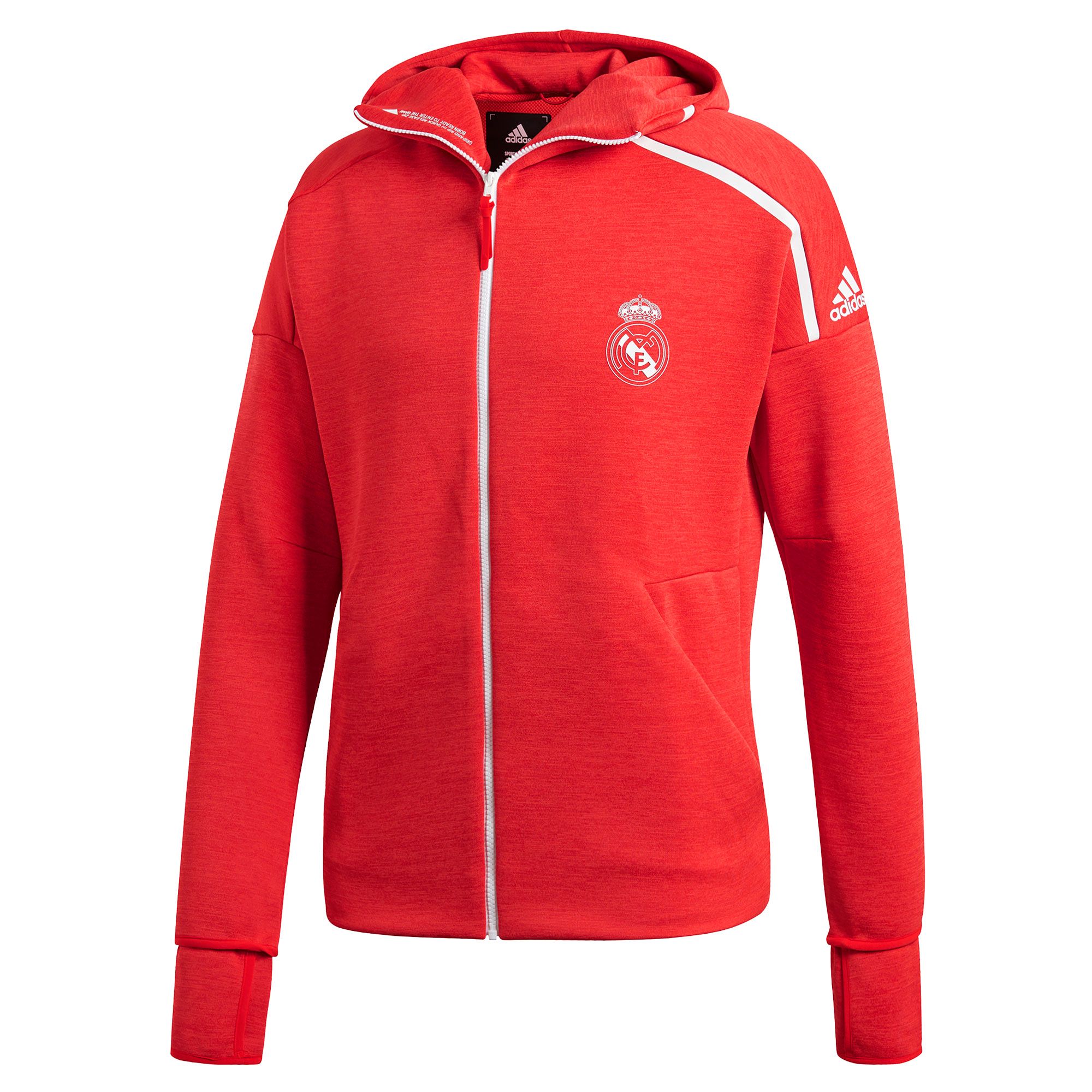 Chaqueta con Capucha de Paseo ZNE Real Madrid 2018/2019 Coral - Fútbol Factory