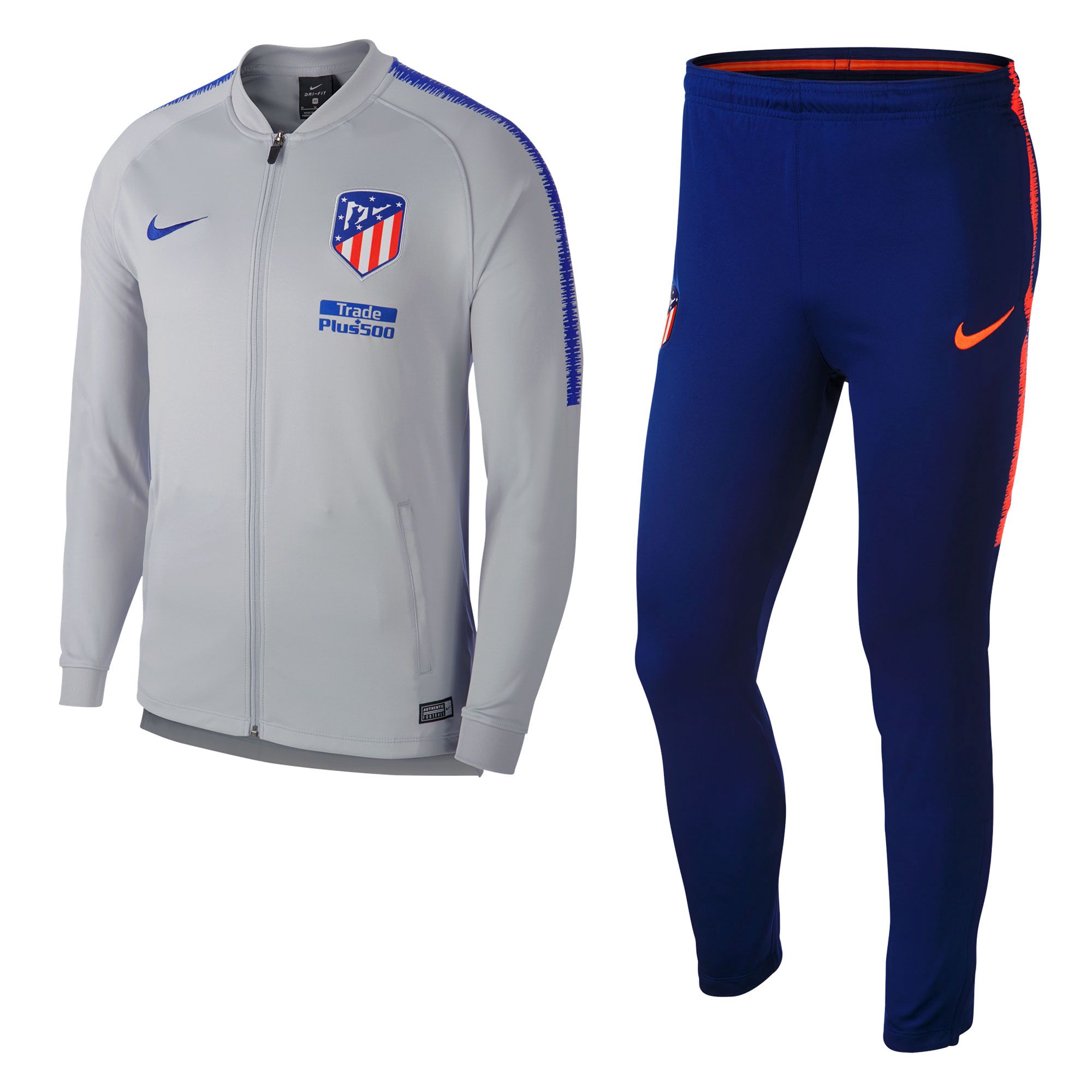 Chándal de Training Atlético de Madrid 2018/2019 Dri-FIT Squad Gris - Fútbol Factory