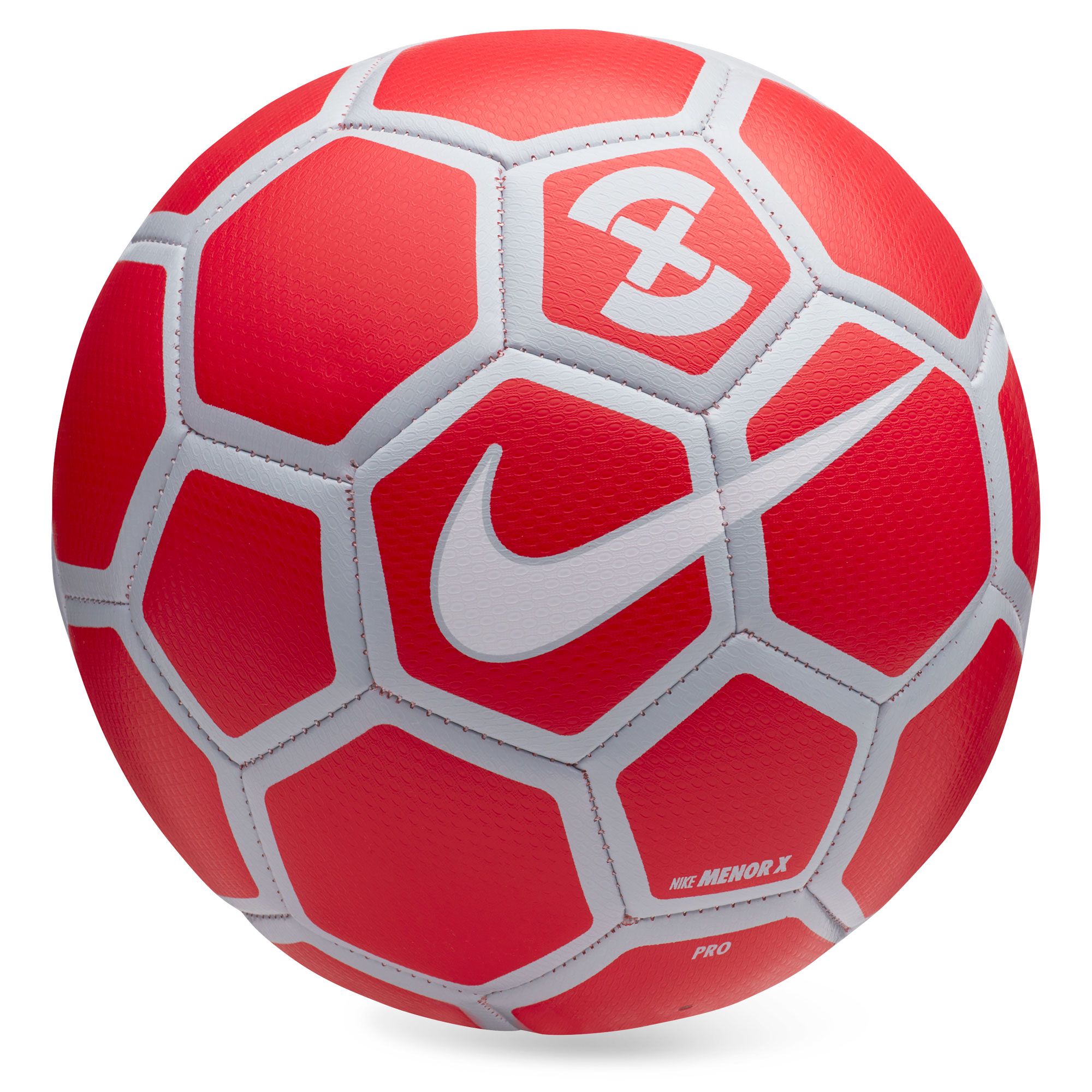 Balón de Fútbol Sala Menor X Rojo Blanco - Fútbol Factory