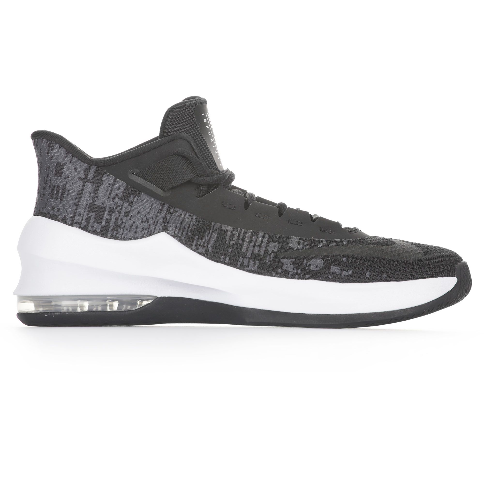 Zapatillas de Baloncesto Air Infuriate Junior Negro - Fútbol Factory