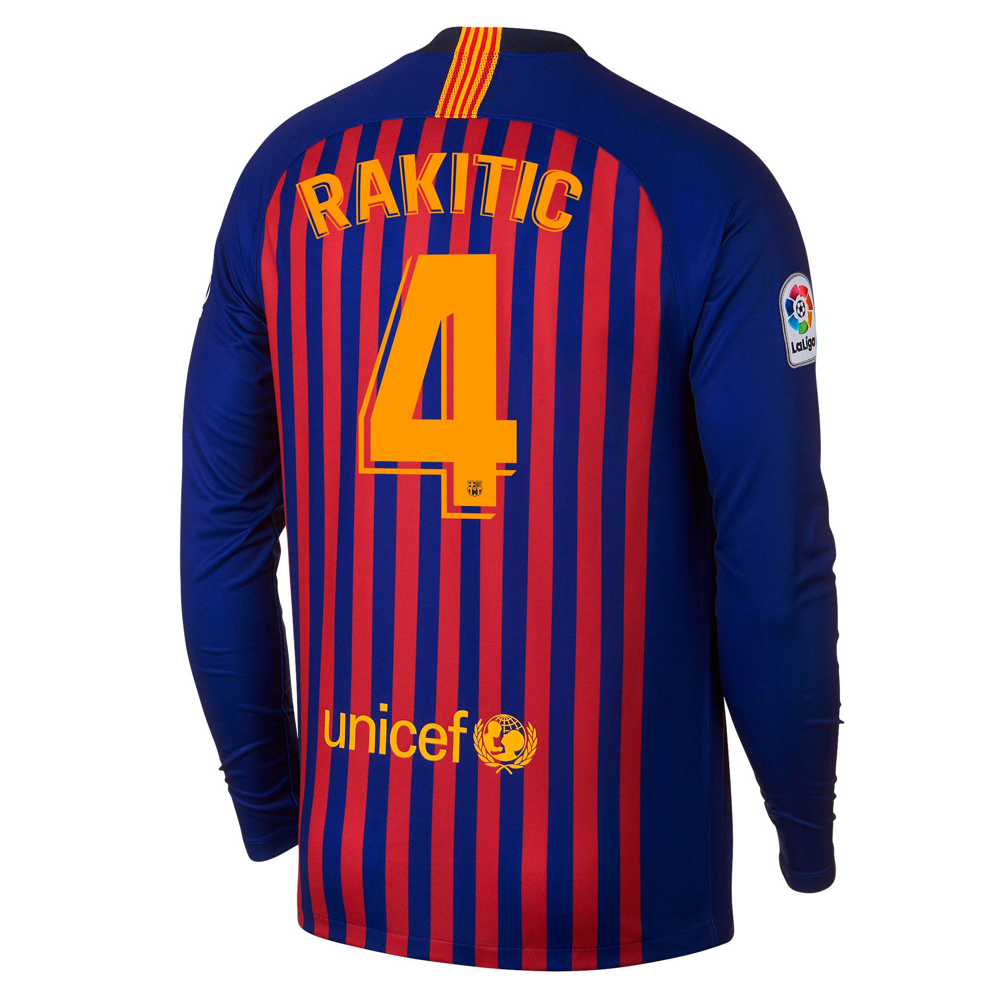 Camiseta 1ª FC Barcelona 2018/2019 Manga Larga Stadium Rakitic - Fútbol Factory