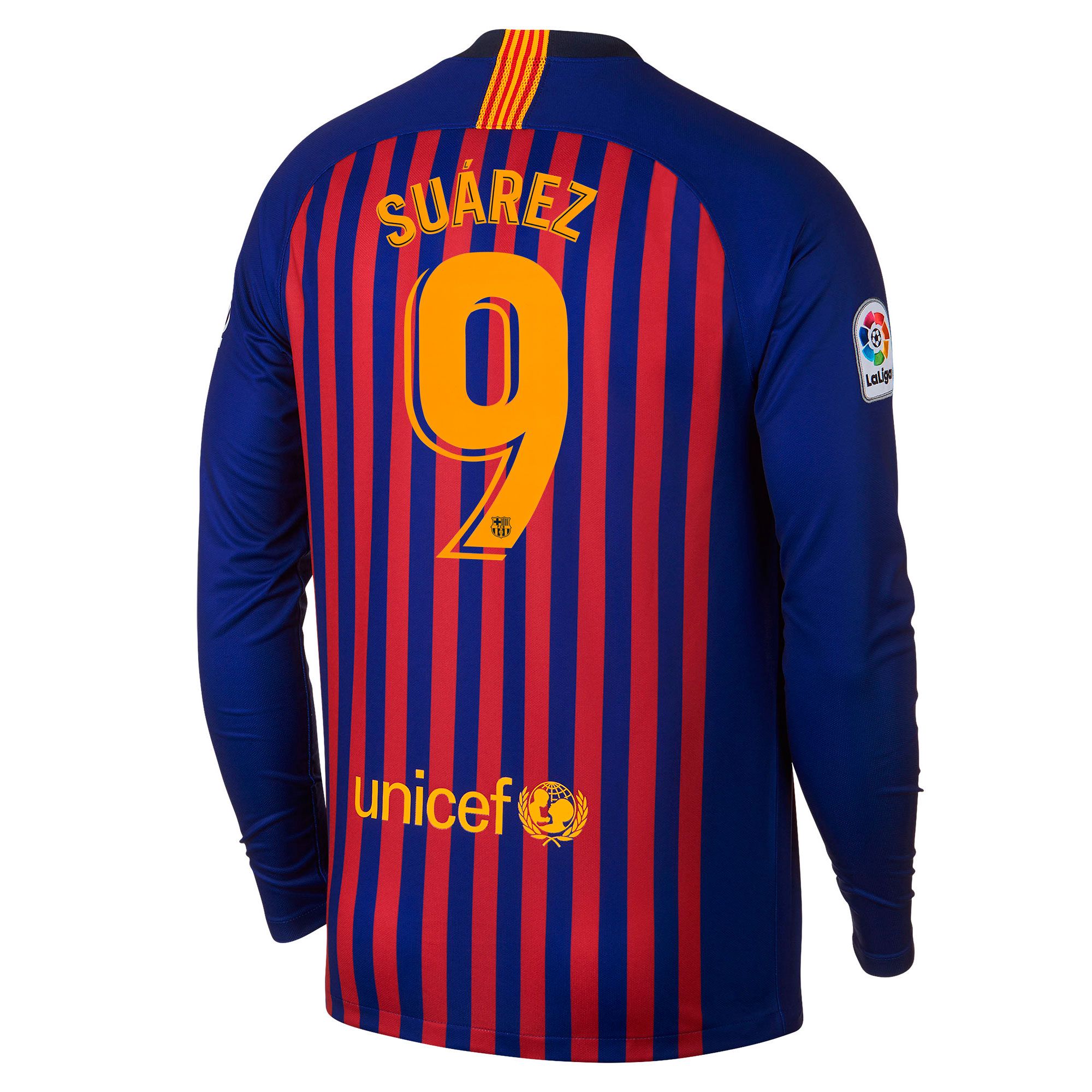 Camiseta 1ª FC Barcelona 2018/2019 Manga Larga Stadium Luis Suárez - Fútbol Factory
