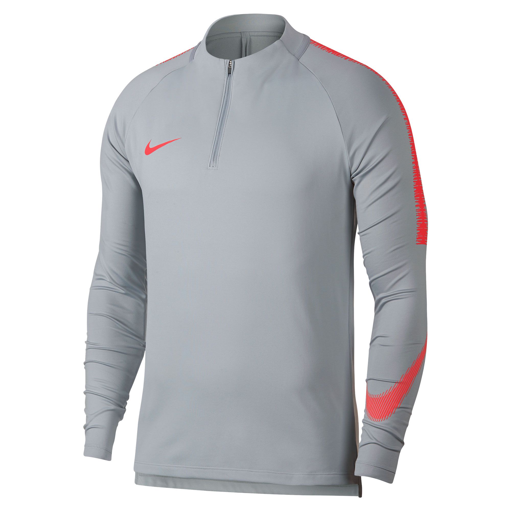 Sudadera de Training Fútbol Dry Squad Drill Gris - Fútbol Factory