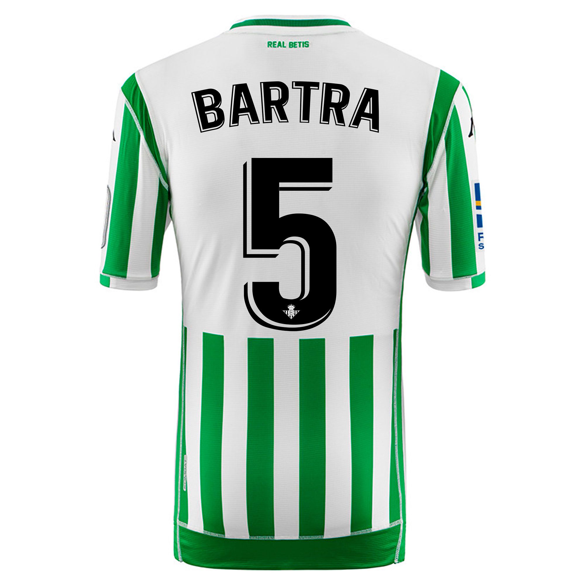 Camiseta 1ª Real Betis Balompié 2018/2019 Bartra Verde Blanco - Fútbol Factory