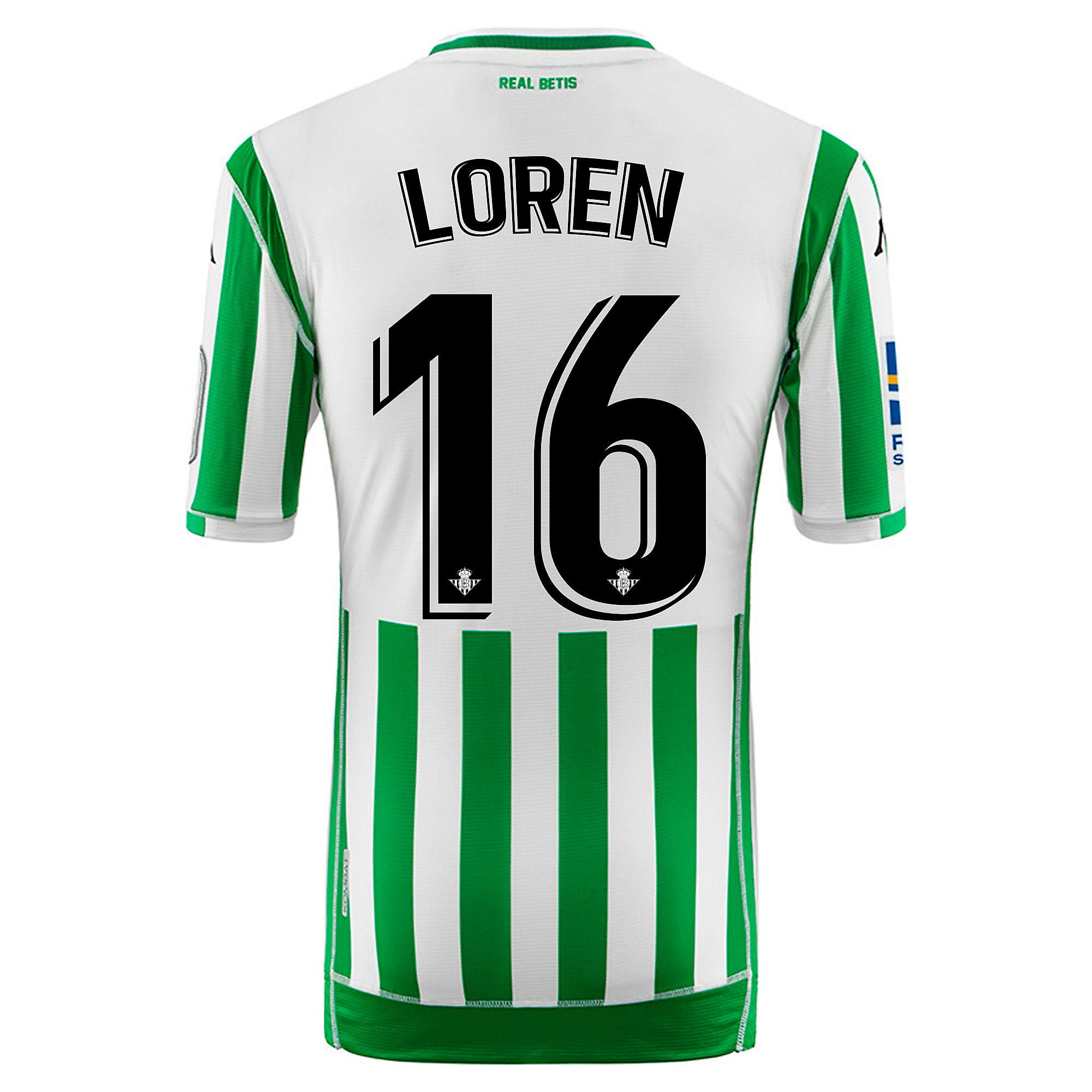 Camiseta 1ª Real Betis Balompié 2018/2019 Loren Verde Blanco - Fútbol Factory