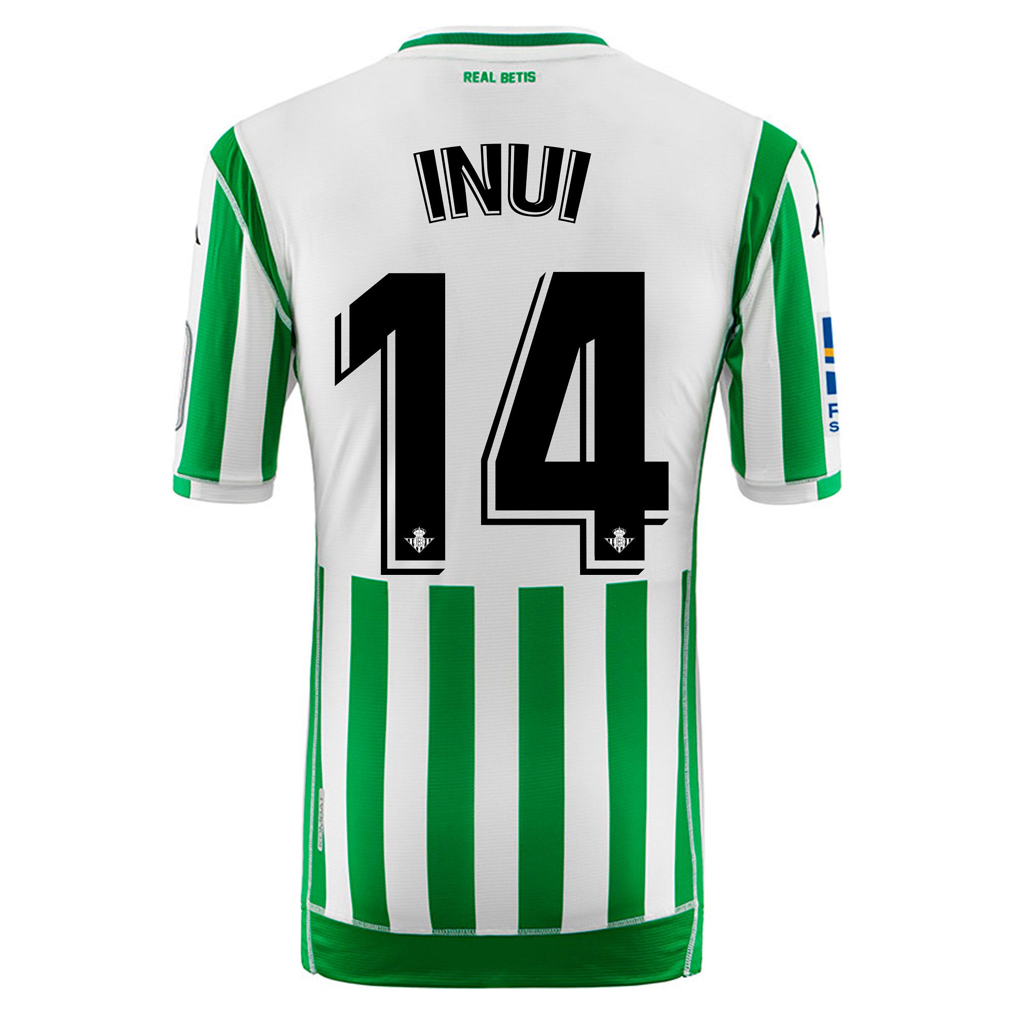 Camiseta 1ª Real Betis Balompié 2018/2019 Inui Verde Blanco - Fútbol Factory
