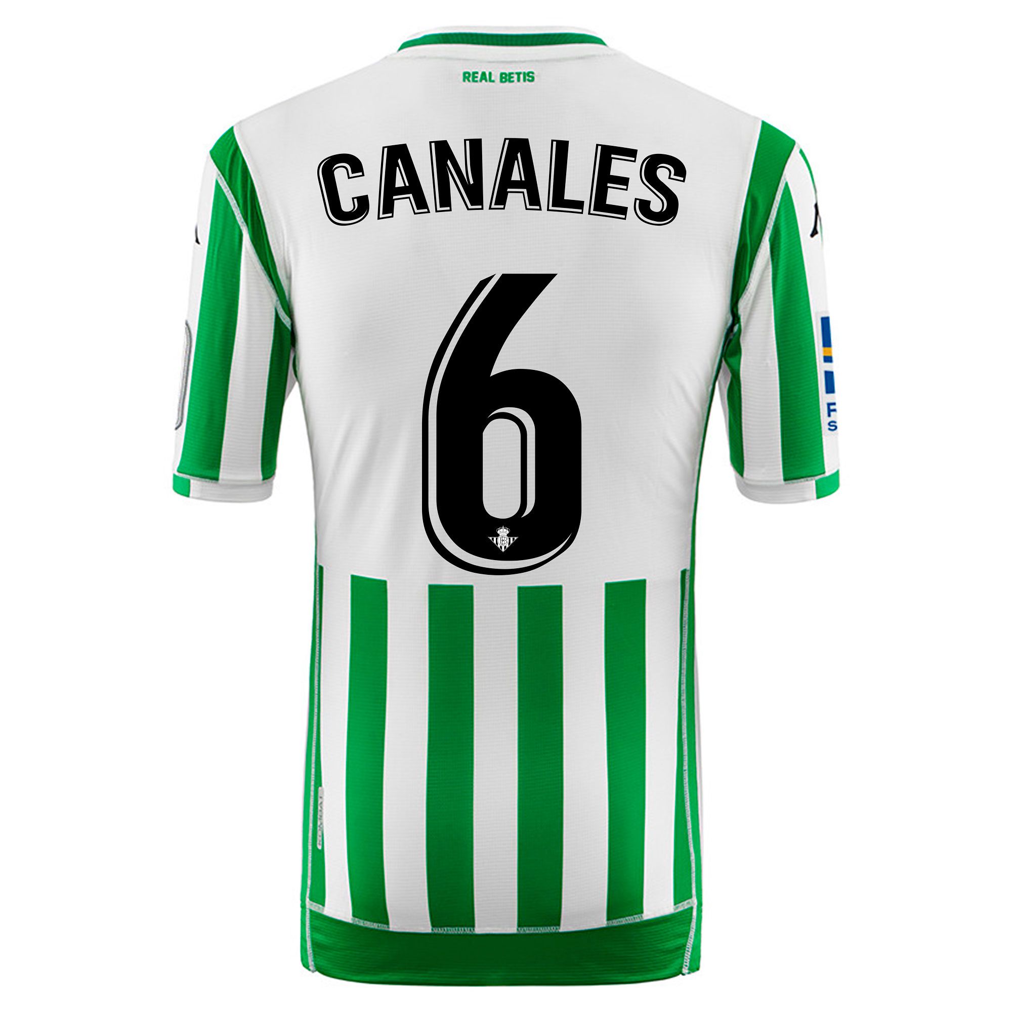 Camiseta 1ª Real Betis Balompié 2018/2019 Canales Verde Blanco - Fútbol Factory