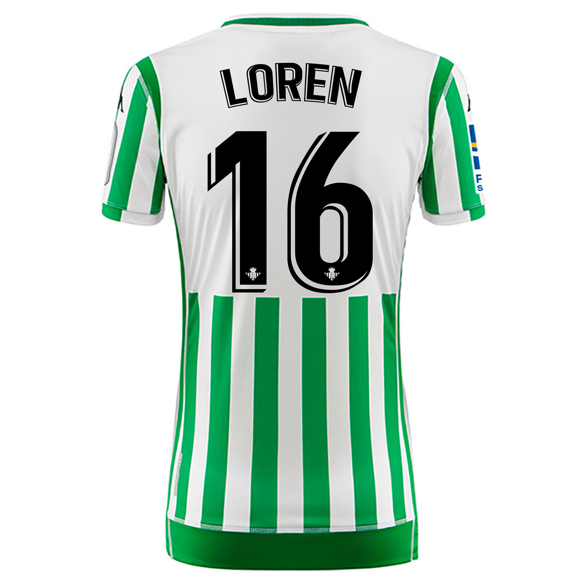 Camiseta 1ª Real Betis Balompié 2018/2019 Mujer Loren Verde Blanco - Fútbol Factory