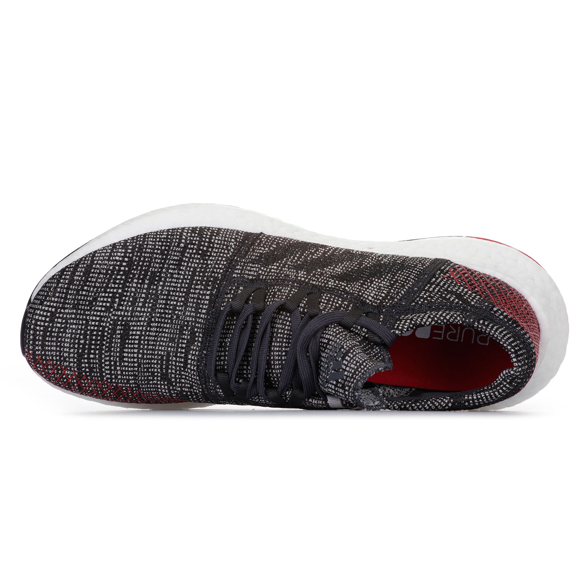 Zapatillas de Running PureBoost GO Gris Rojo - Fútbol Factory
