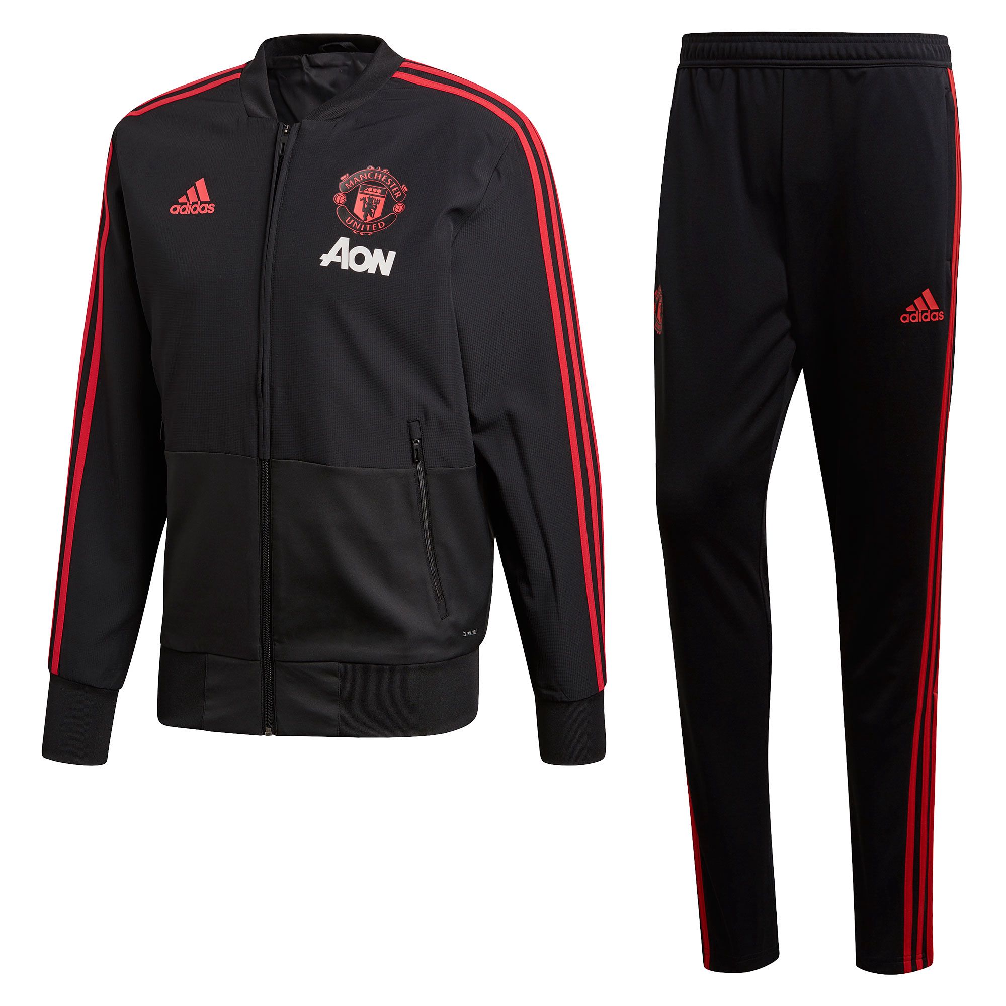 Chándal Pre-Match Manchester United 2018/2019 Negro Chándal Pre-Match Manchester United 2018/2019 Negro - Fútbol Factory