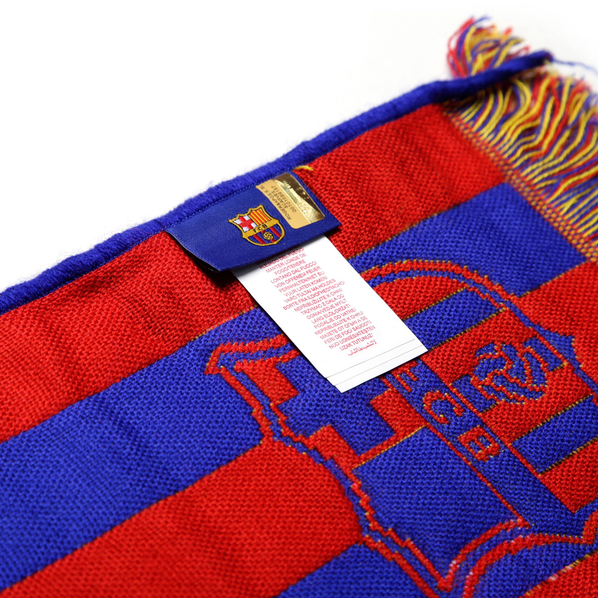 Bufanda Oficial FC Barcelona Messi Azul Granate - Fútbol Factory