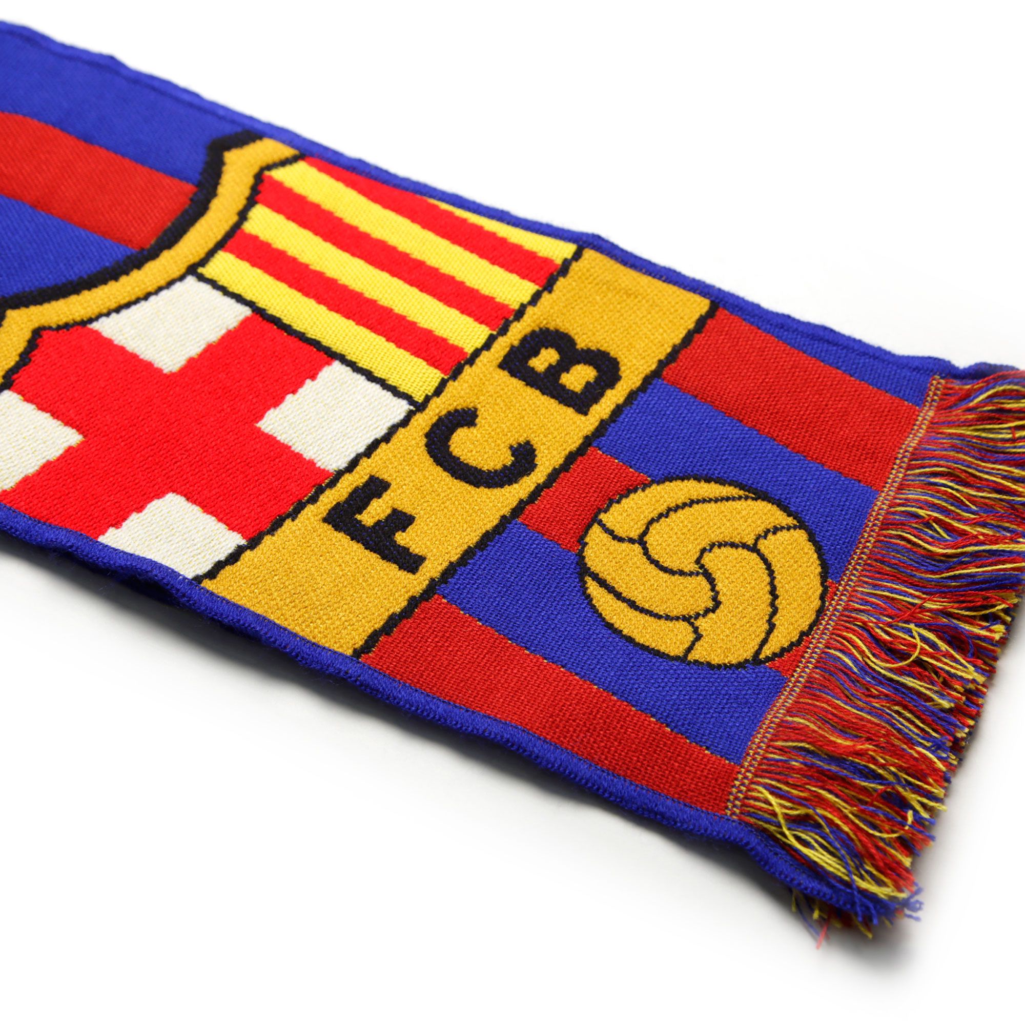 Bufanda Oficial FC Barcelona FCB Azul Granate - Fútbol Factory