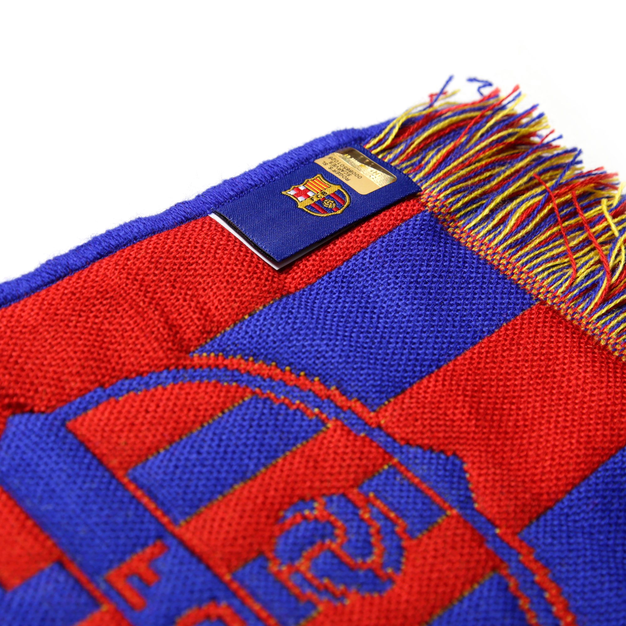 Bufanda Oficial FC Barcelona FCB Azul Granate - Fútbol Factory