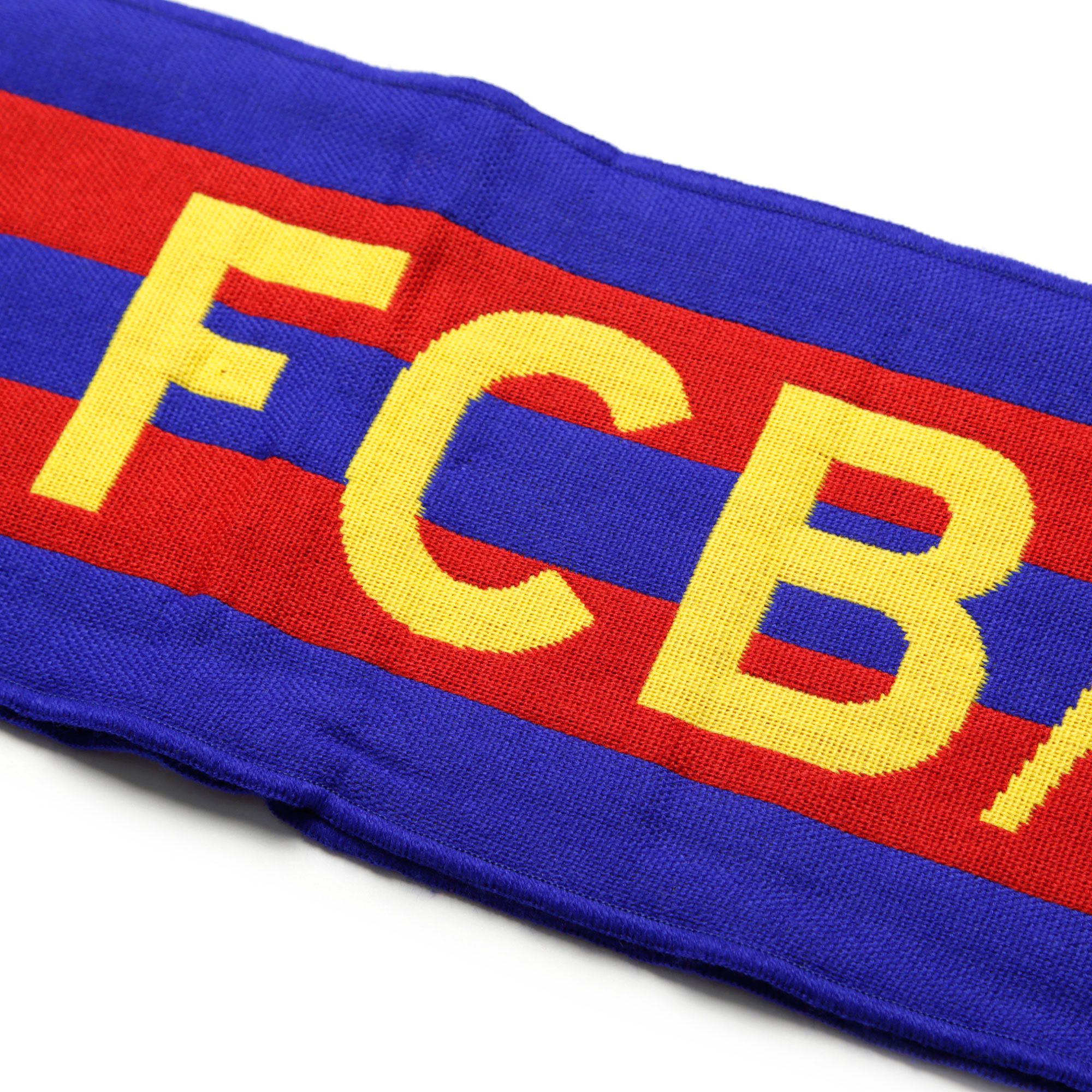 Bufanda Oficial FC Barcelona FCB Azul Granate Amarillo - Fútbol Factory