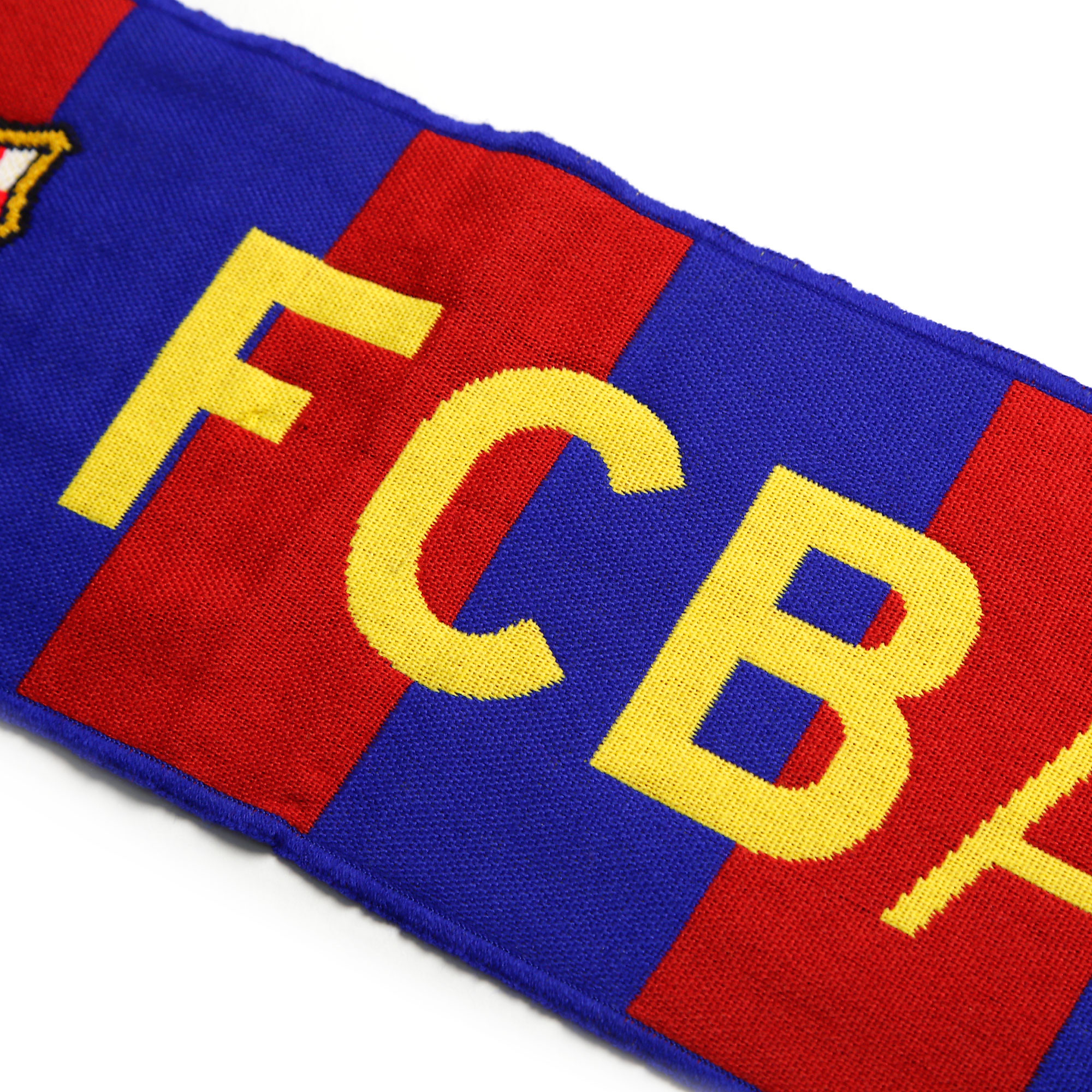 Bufanda Oficial FC Barcelona Azul Granate Amarillo - Fútbol Factory