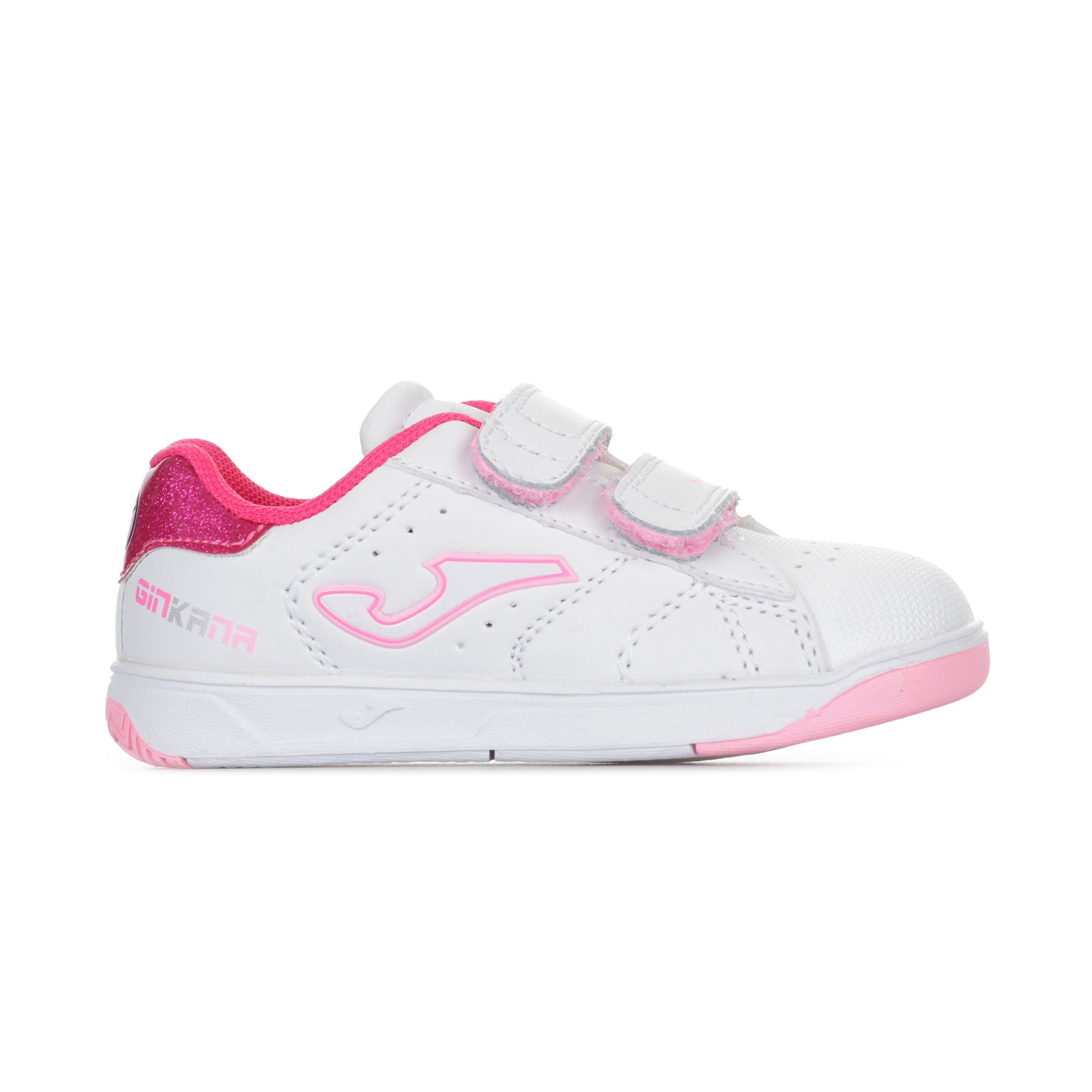 Zapatillas Ginkana Infantil Blanco Rosa - Fútbol Factory