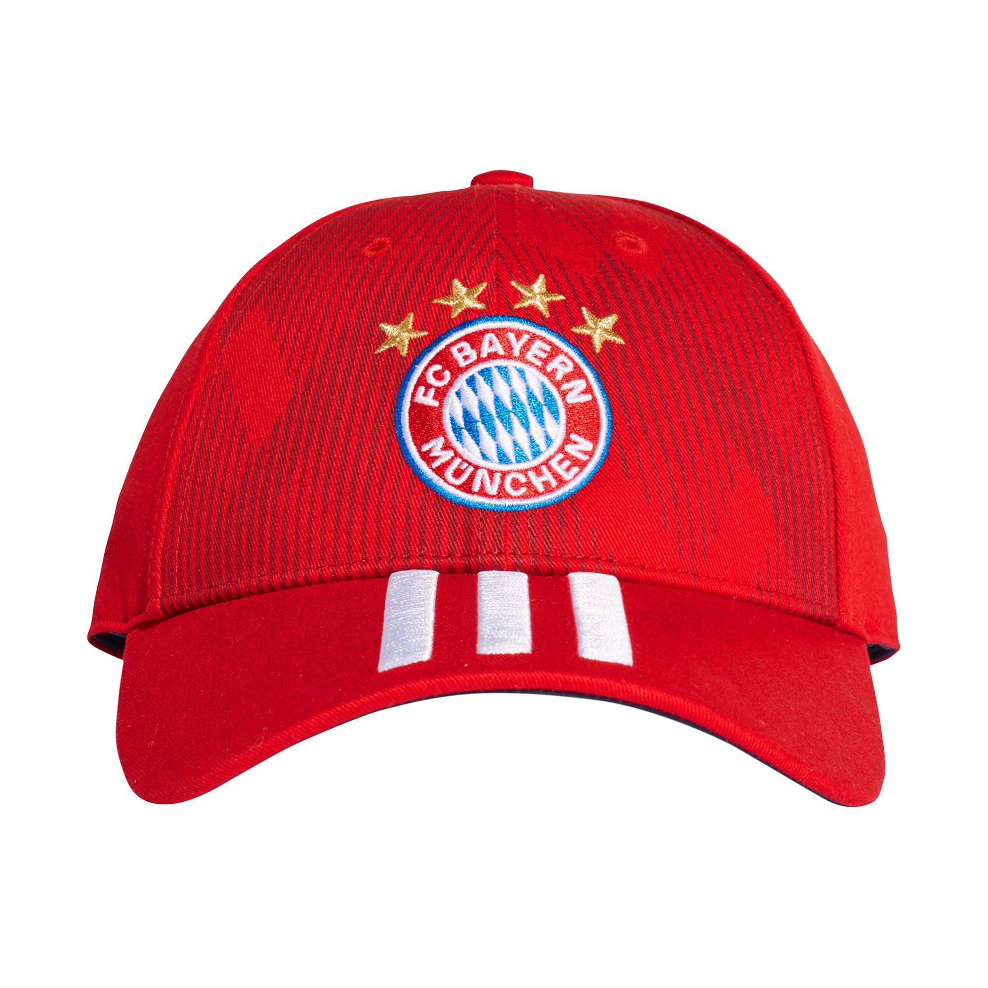 Gorra Bayern de Munich Tres Bandas 2018/2019 Rojo - Fútbol Factory