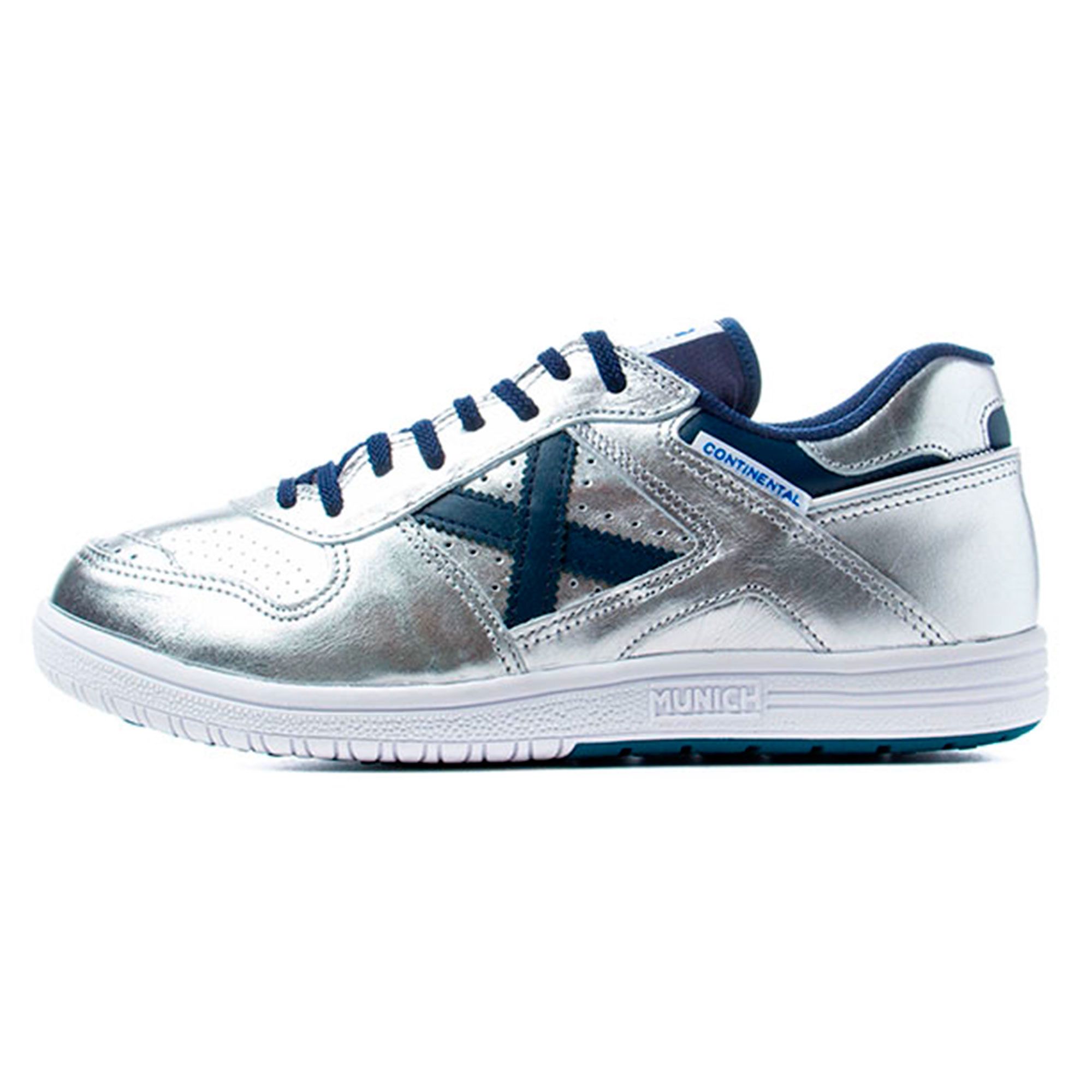 Zapatillas de Fútbol Sala Continental V2 Junior Plata - Fútbol Factory
