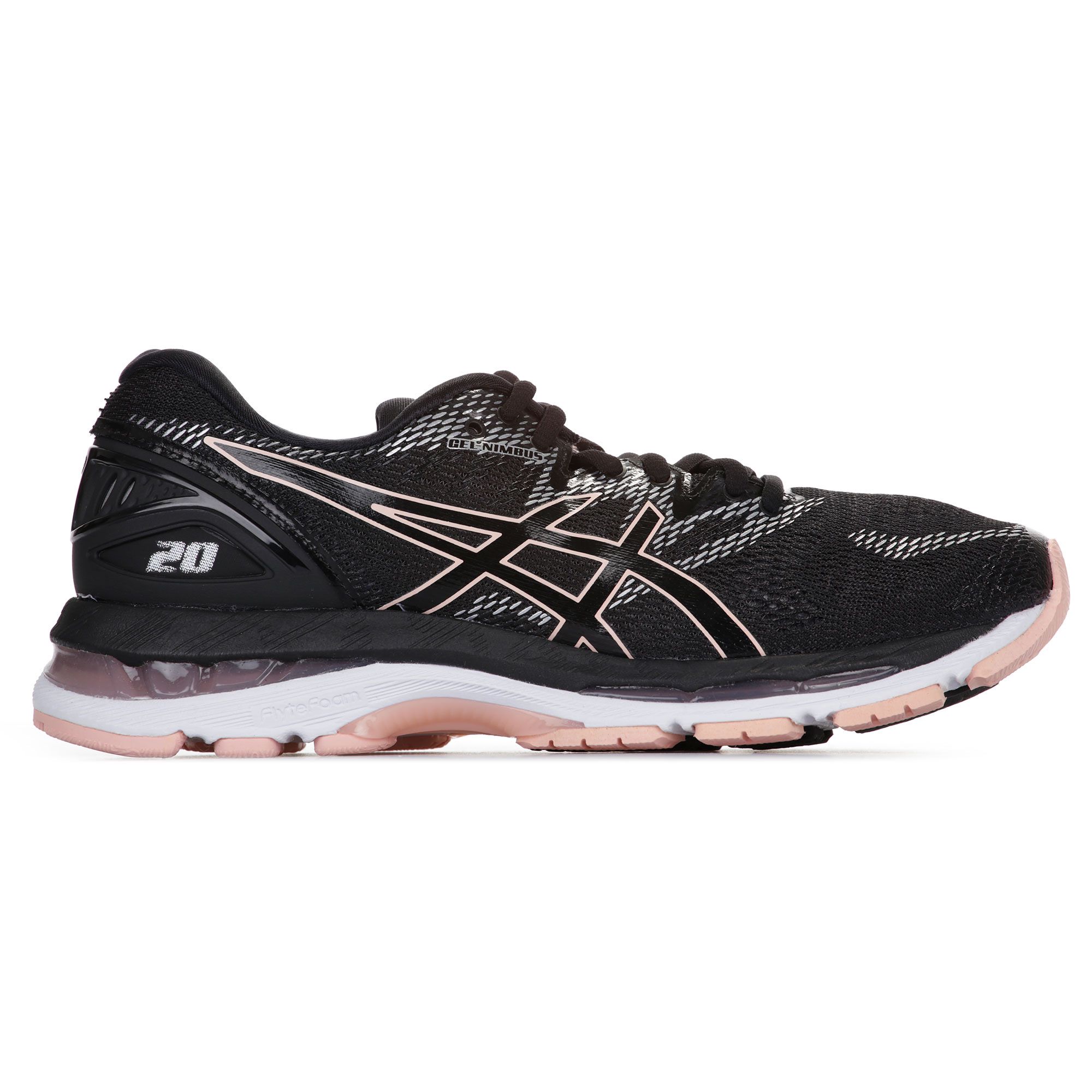 Zapatillas de Running Gel Nimbus 20 Mujer Negro