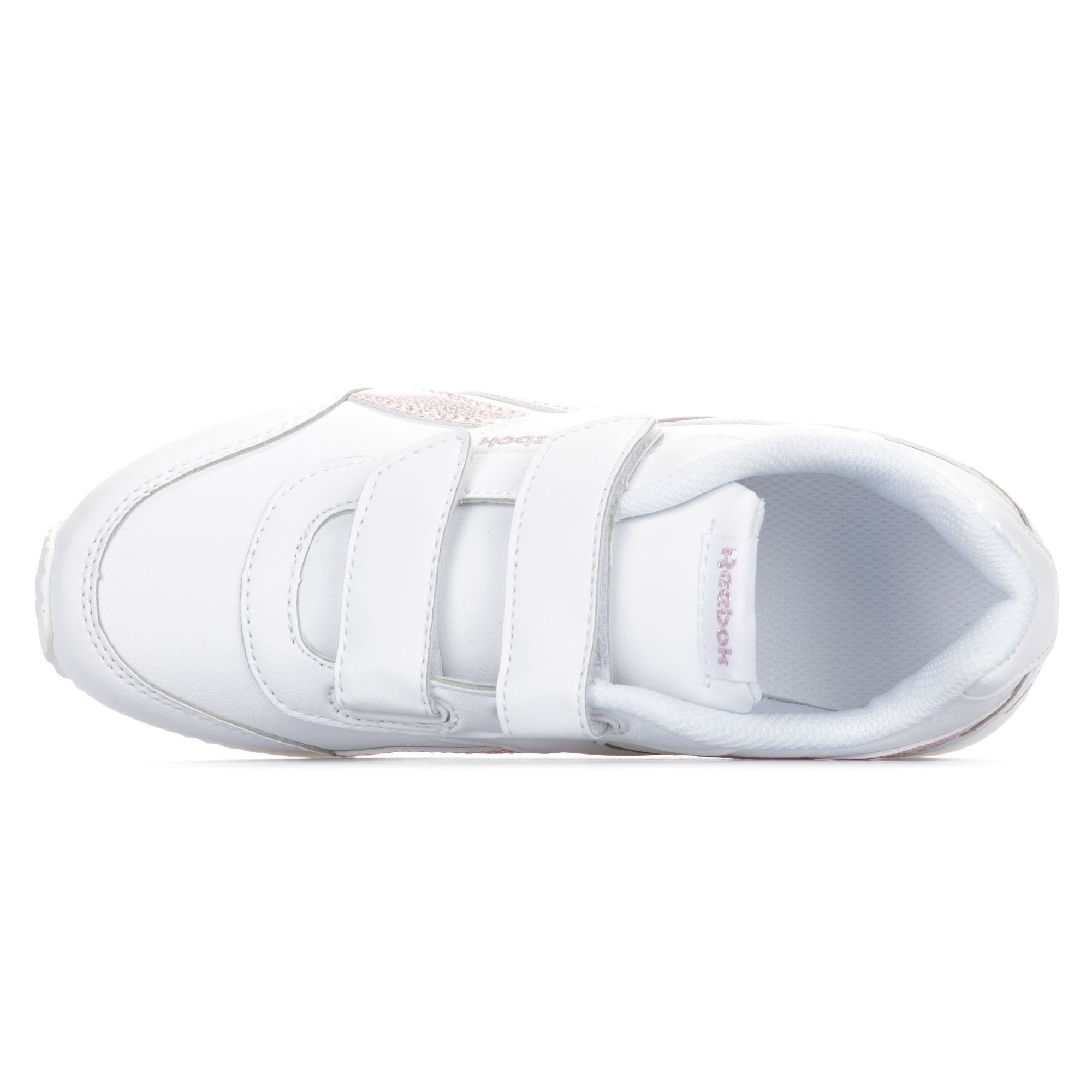 Zaptillas de Paseo Classic Jogger 2.0 Velcro Junior Blanco Rosa - Fútbol Factory