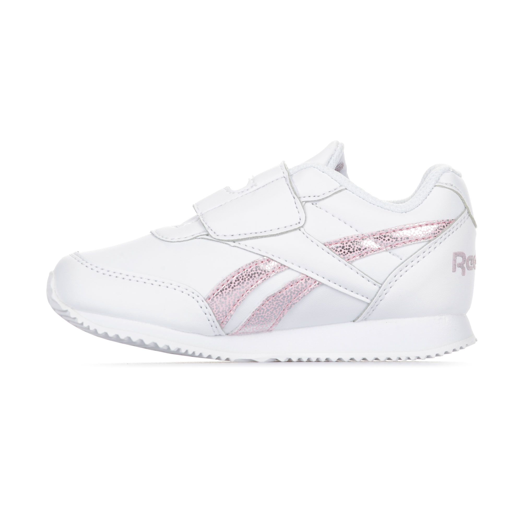 Zaptillas de Paseo Classic Jogger 2.0 Velcro Bebé Blanco Rosa - Fútbol Factory