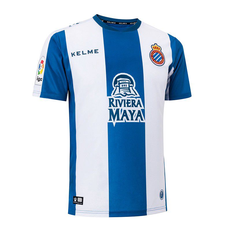 Camiseta 1ª RCD Espanyol 2018/2019 Azul Blanco - Fútbol Factory