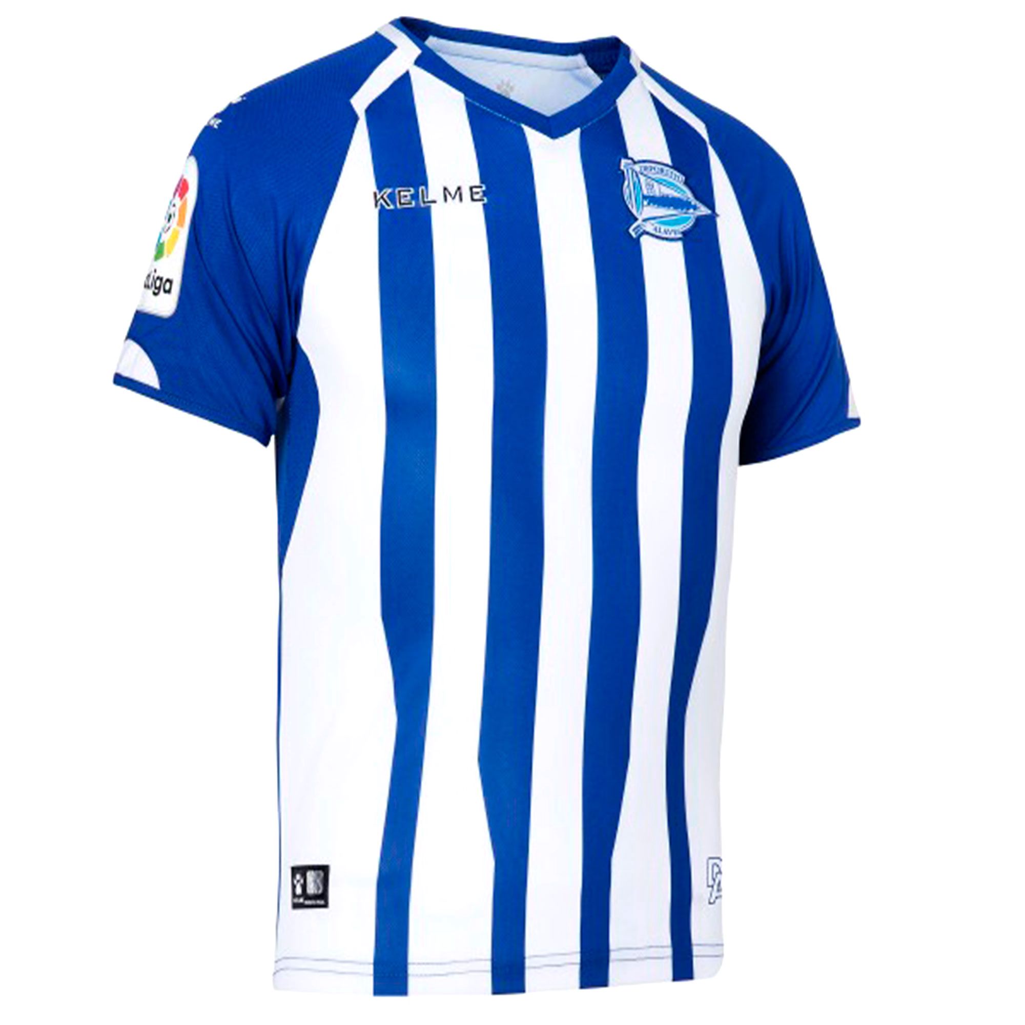 Camiseta 1ª Alavés 2018/2019 Azul Blanco - Fútbol Factory