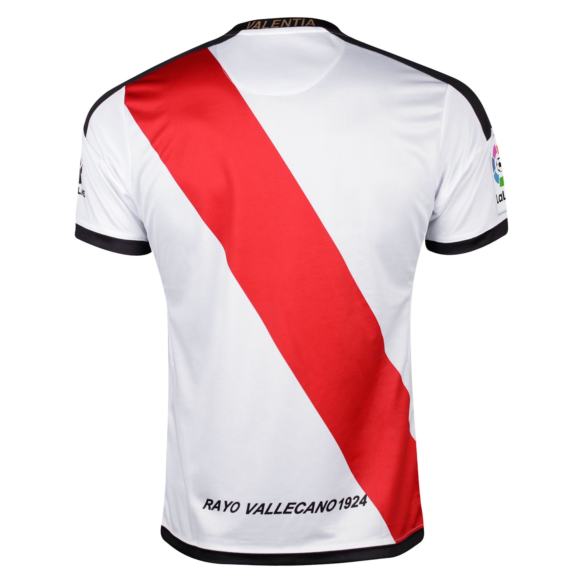 Camiseta 1ª Rayo Vallecano 2018/2019 Blanco Rojo - Fútbol Factory