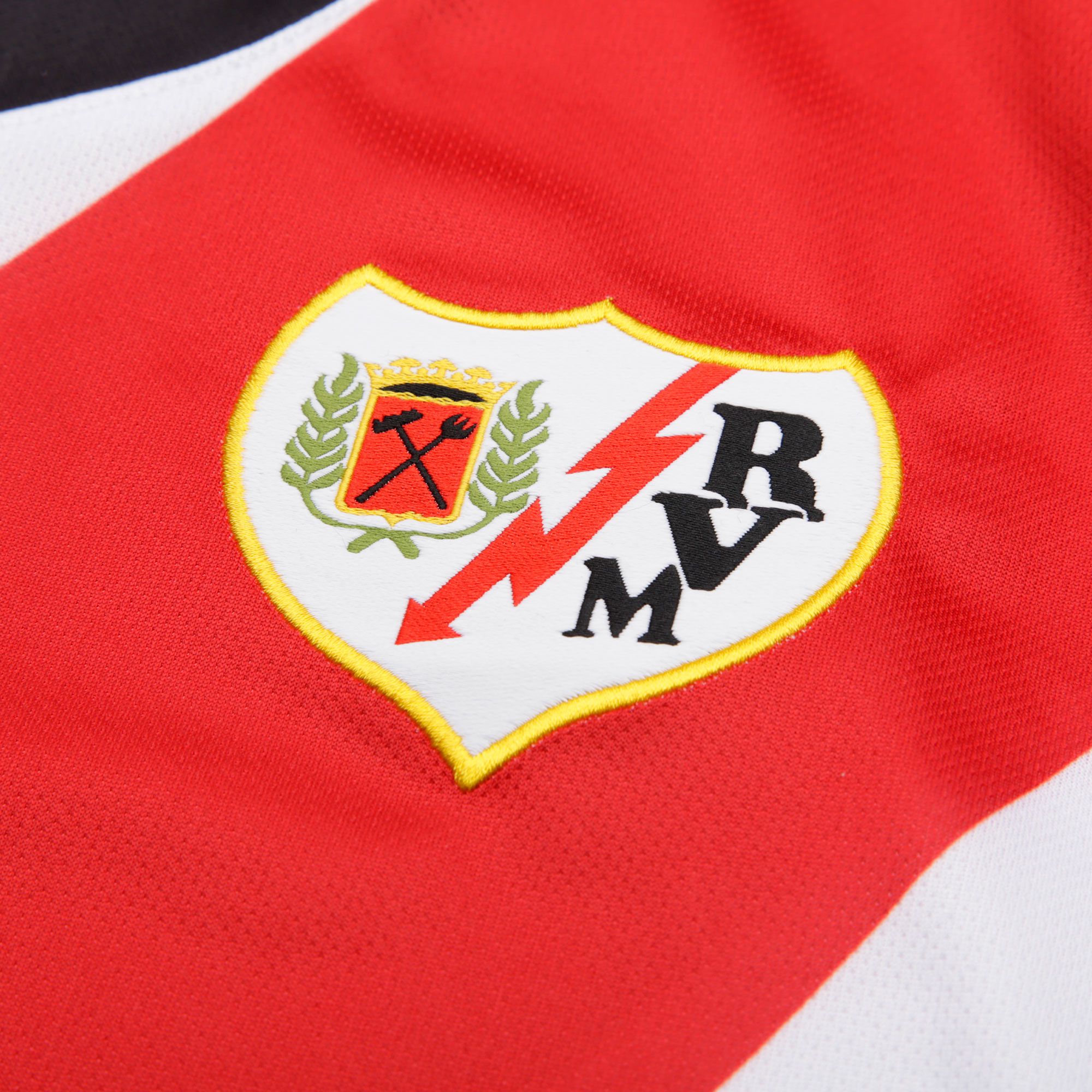 Camiseta 1ª Rayo Vallecano 2018/2019 Blanco Rojo - Fútbol Factory