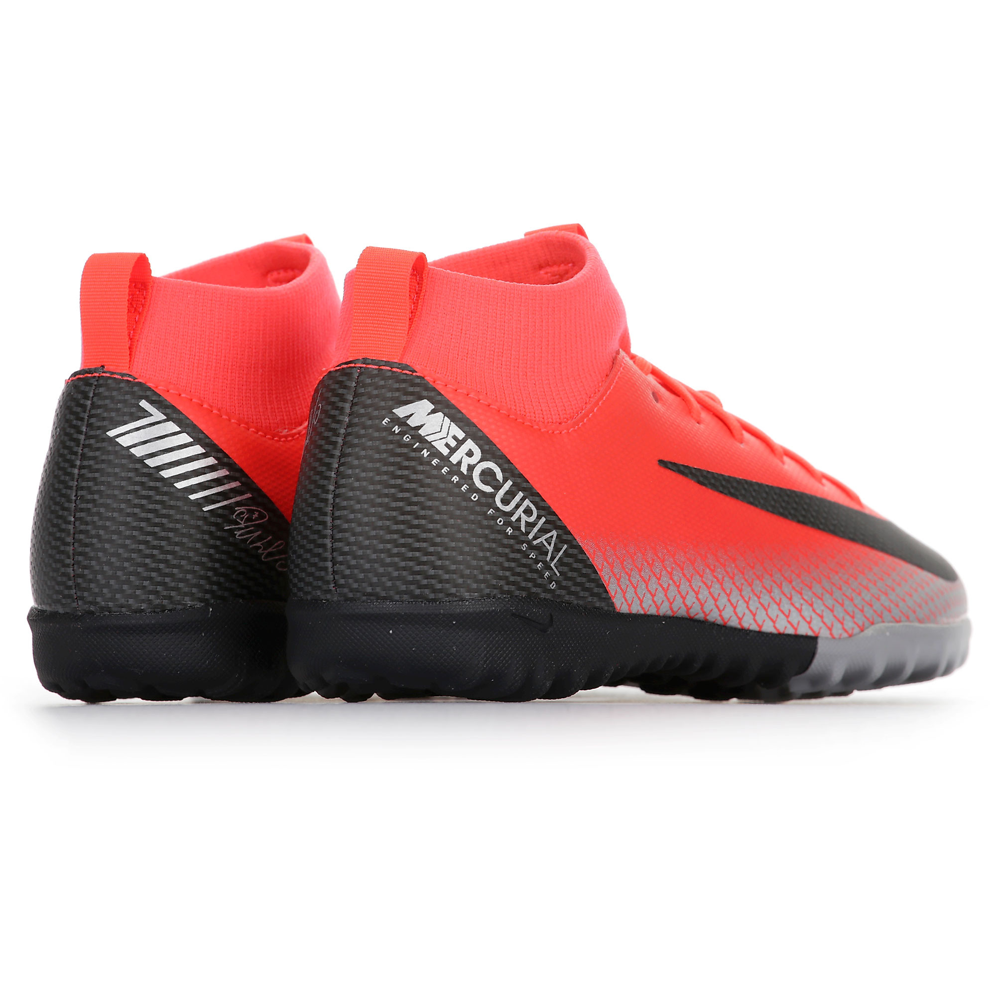 Botas de Fútbol Mercurial CR7 SuperflyX VI Academy Multitaco Junior Rojo - Fútbol Factory