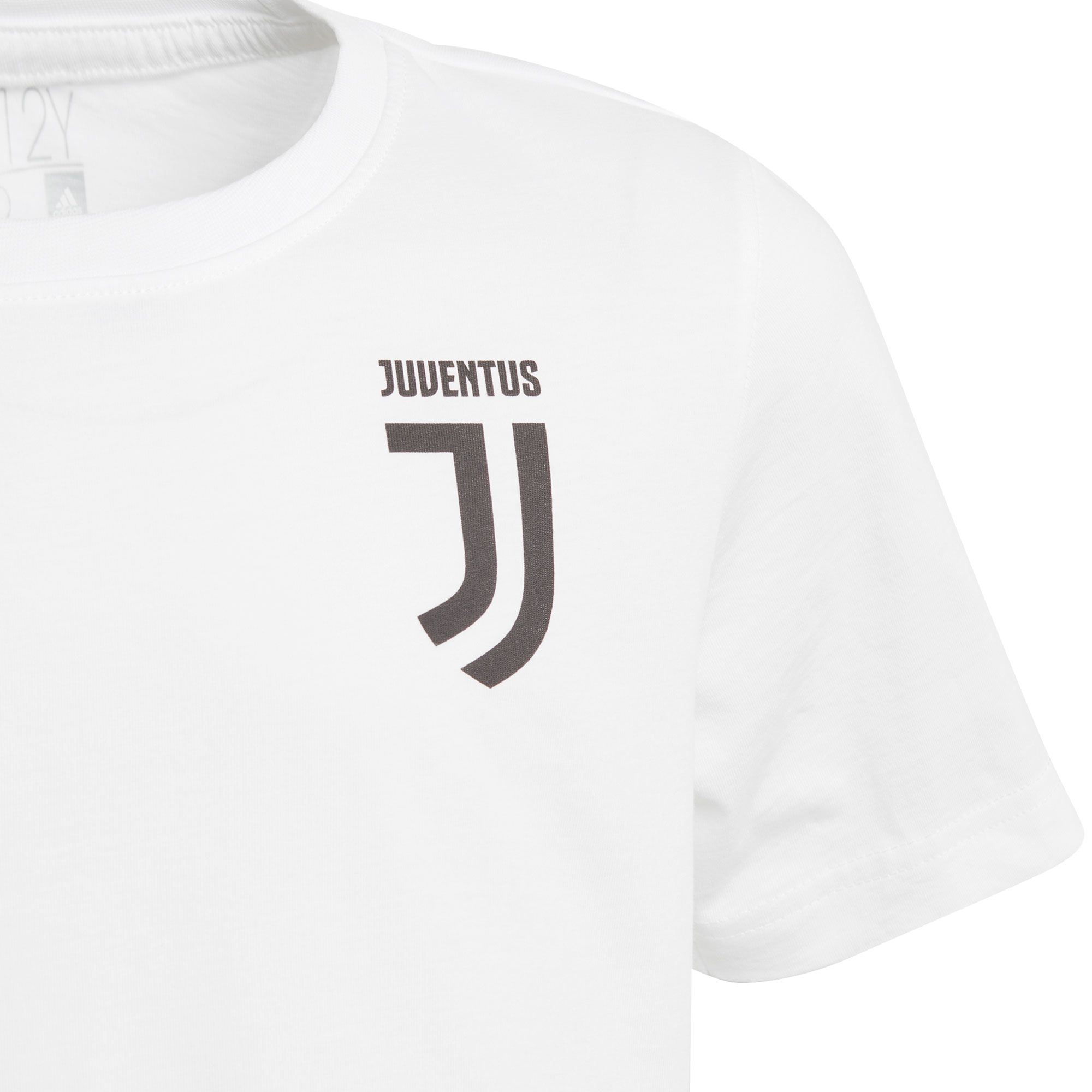 Camiseta Juventus de Turin CR7 Junior Blanco Negro - Fútbol Factory
