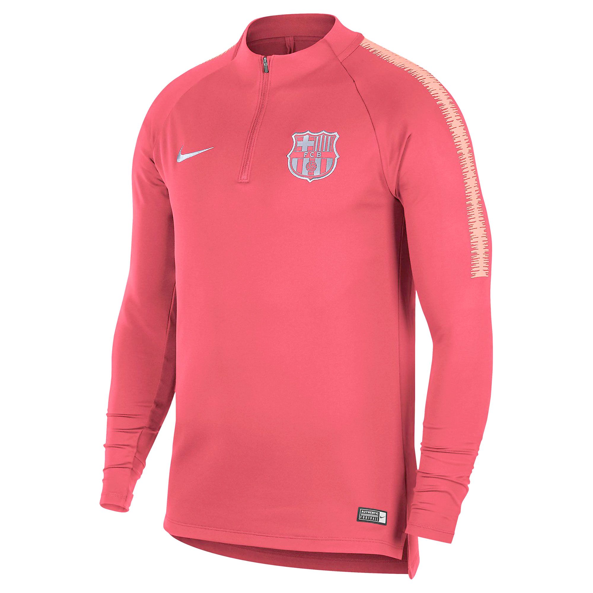 Sudadera FC Barcelona Squad Drill 2018/2019 Rosa - Fútbol Factory