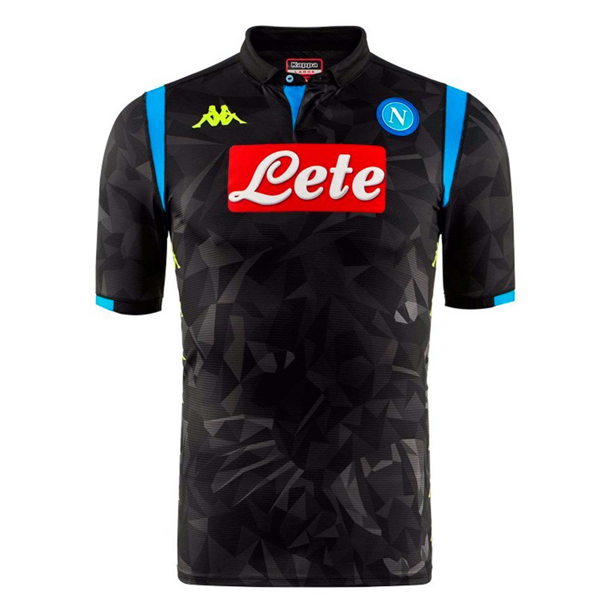 Camiseta 2ª SSC Napoli 2018/2019 UEL Negro - Fútbol Factory